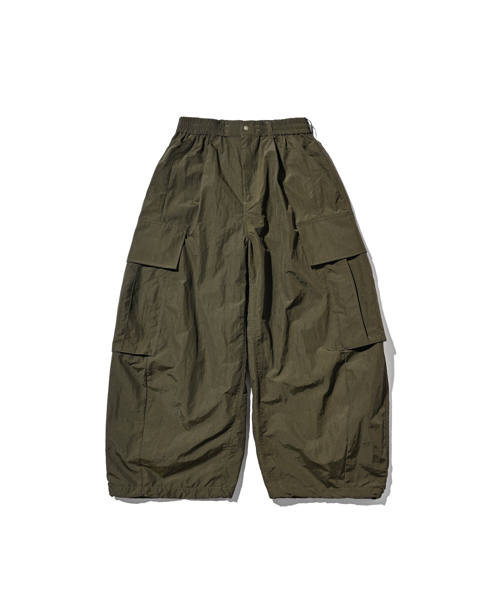 ACTIVE CITY MEGA POCKET BALLOON CARGO PANTS (OLIVE)