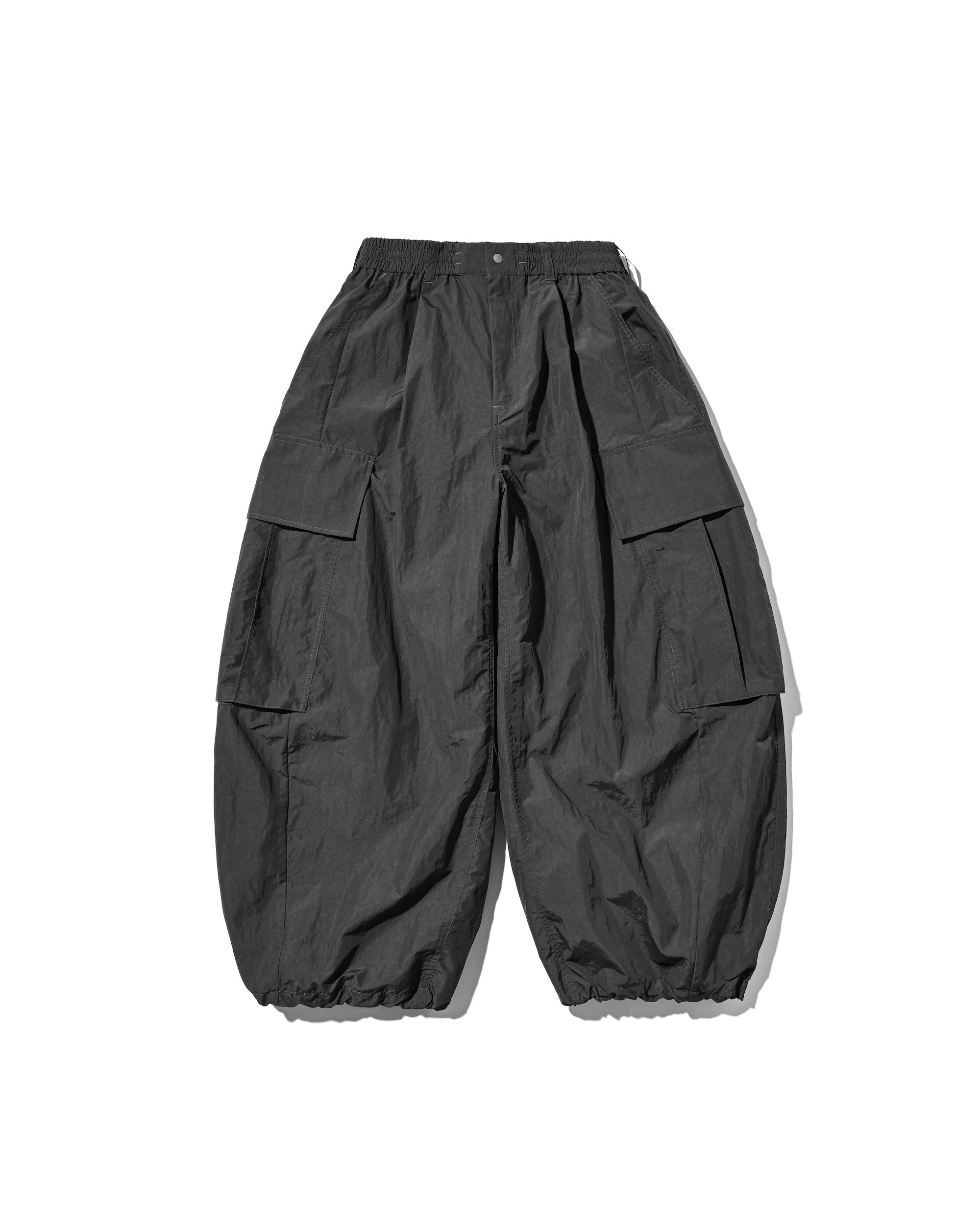 ACTIVE CITY MEGA POCKET BALLOON CARGO PANTS (GRAY)