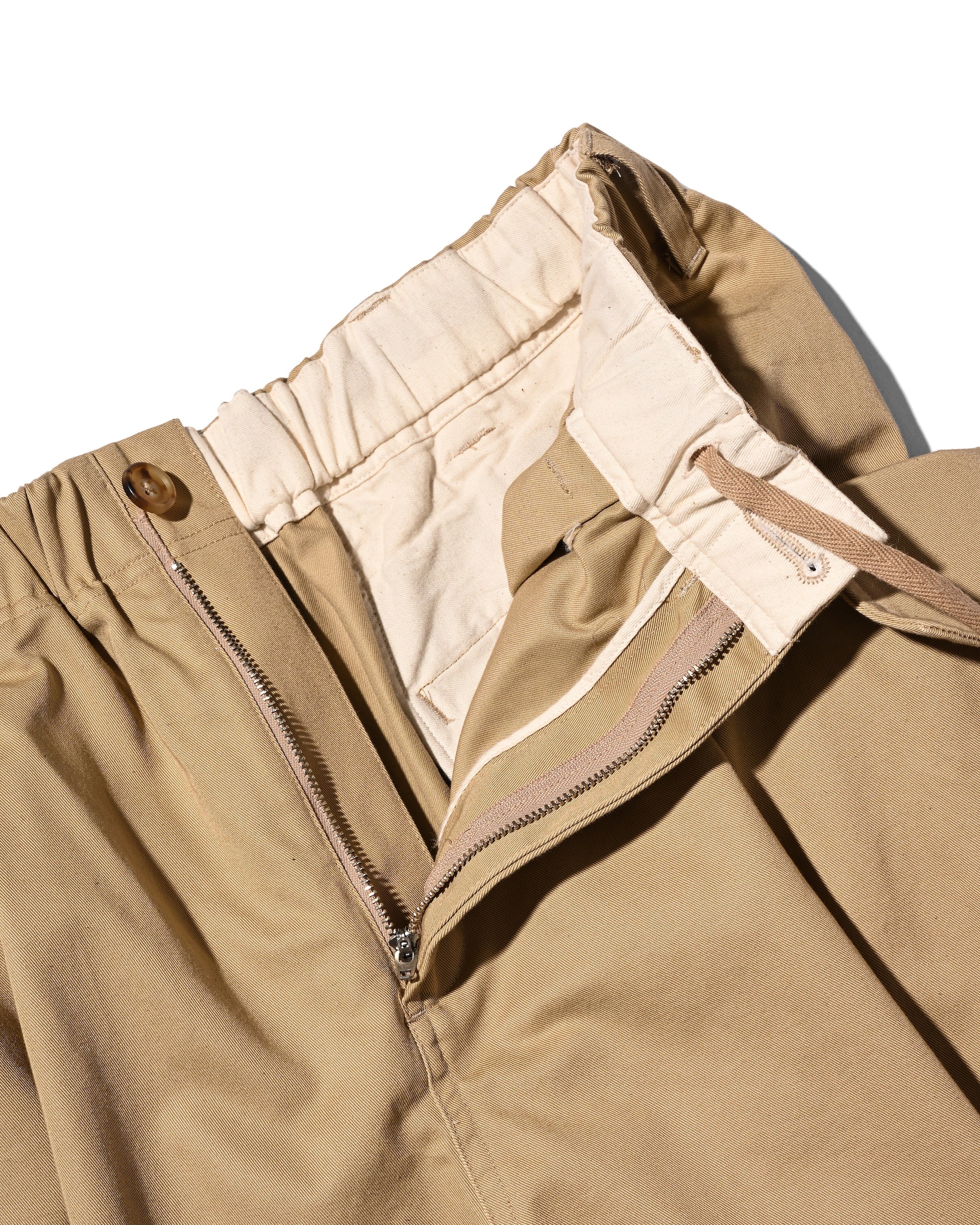 【3.14 SAT 20:00- IN STOCK】FLAP WIDE BALLOON HALF PANTS (BEIGE)