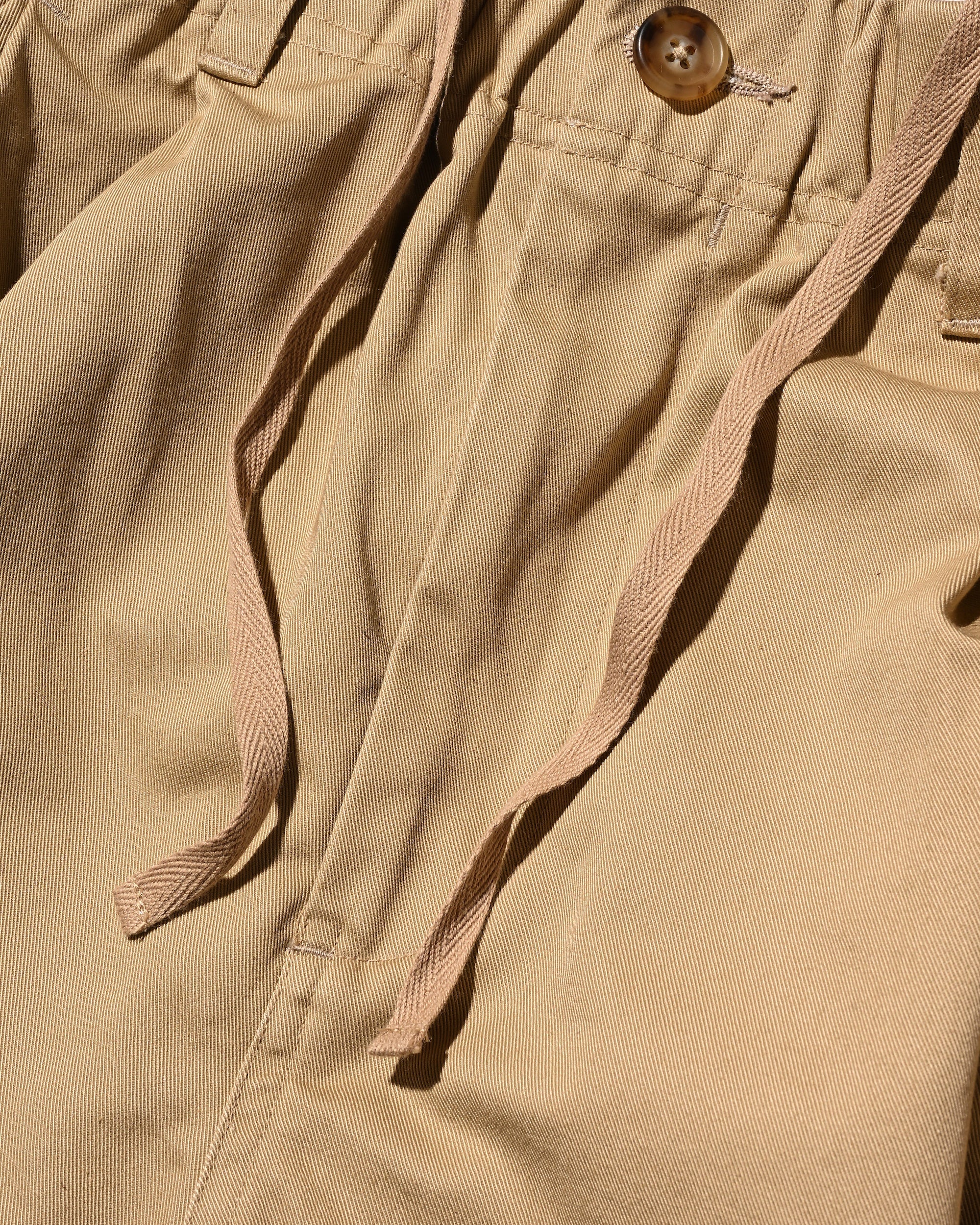 【3.14 SAT 20:00- IN STOCK】FLAP WIDE BALLOON HALF PANTS (BEIGE)