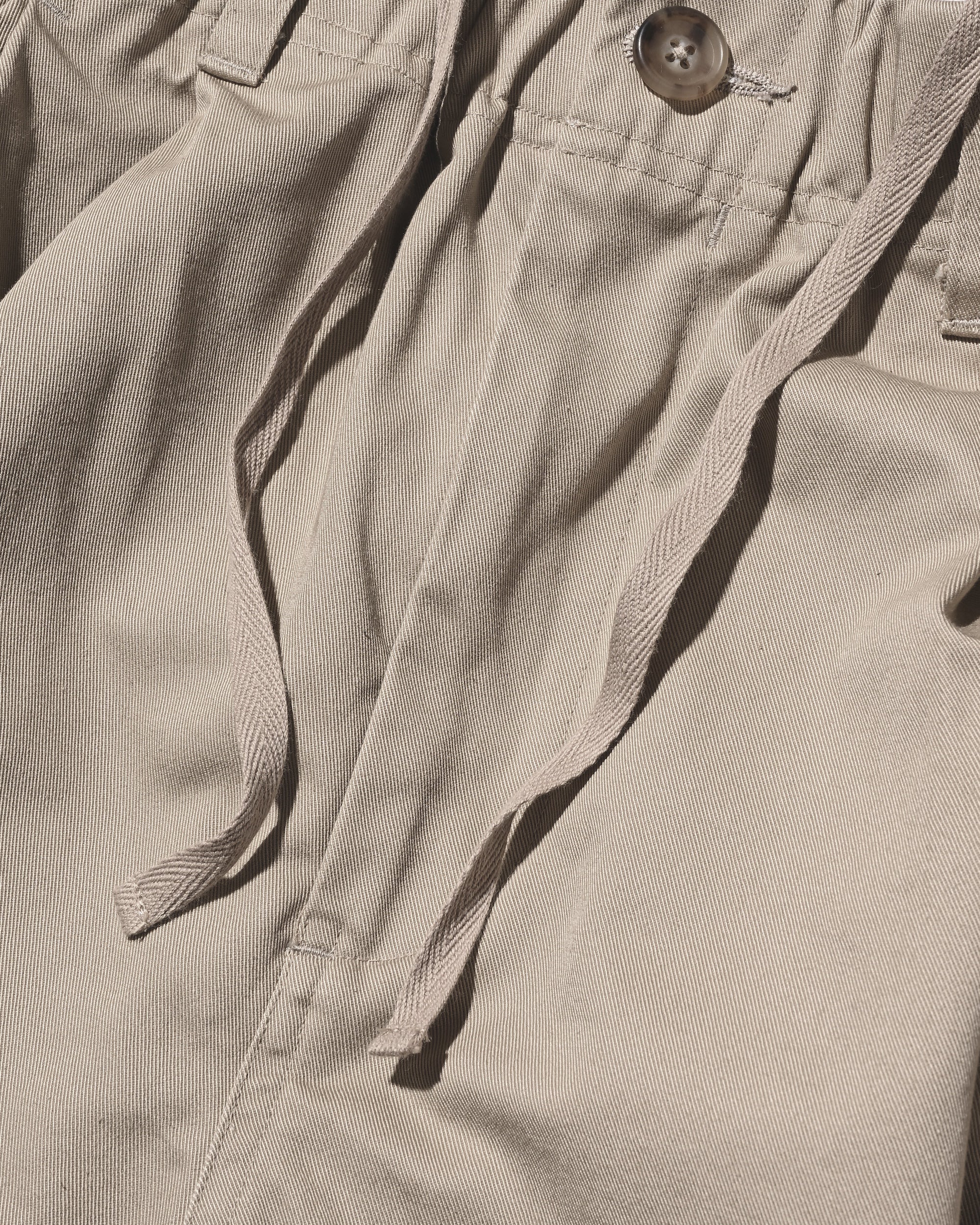 【3.14 SAT 20:00- IN STOCK】FLAP WIDE BALLOON HALF PANTS (GREIGE)
