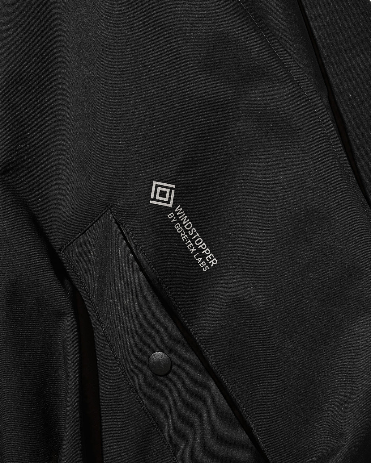 【10.17 SAT 20:00- IN STOCK】 +phenix WINDSTOPPER® by GORE-TEX LABS TWILL CITY STAND BALLOON UTILITY JACKET (BLACK)