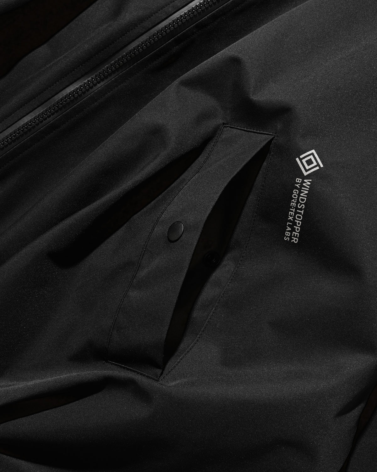 【10.17 SAT 20:00- IN STOCK】 +phenix WINDSTOPPER® by GORE-TEX LABS TWILL CITY STAND BALLOON UTILITY JACKET (BLACK)