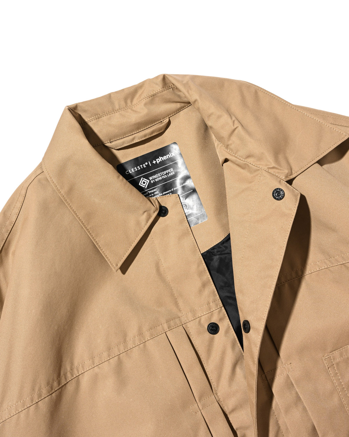 【10.28 WED 20:00- IN STOCK】 +phenix WINDSTOPPER® by GORE-TEX LABS TWILL CITY 1ST TYPE JACKET (CAMEL BEIGE)