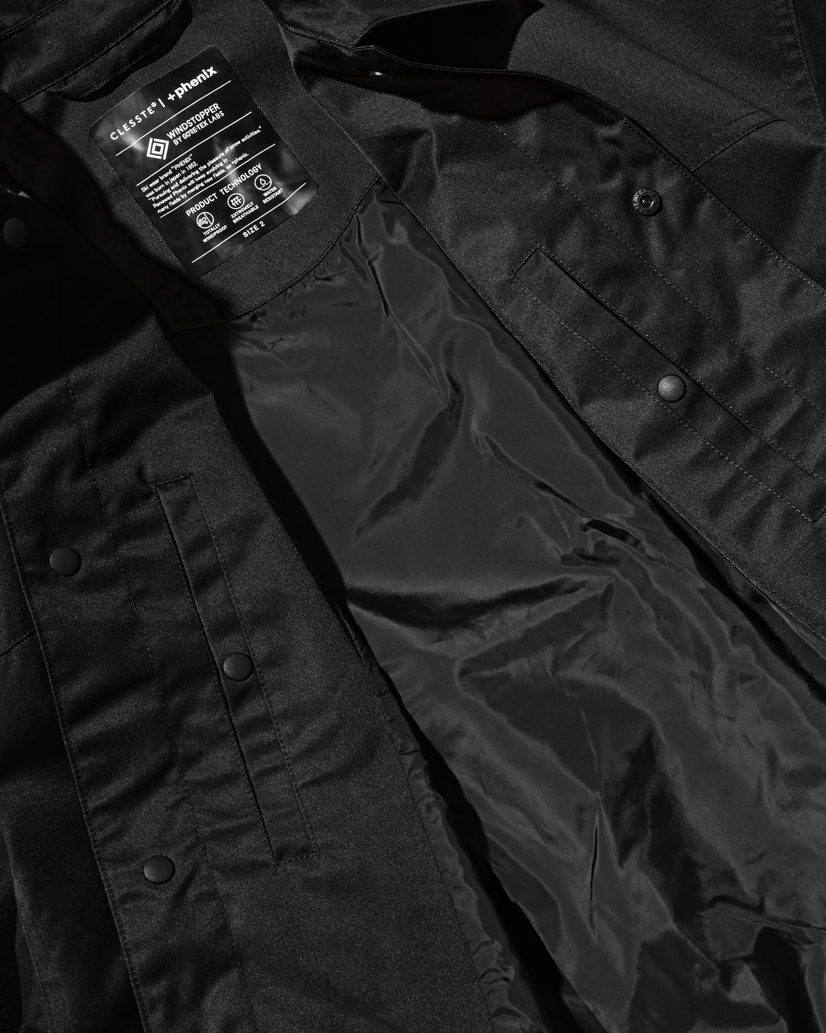 【10.28 WED 20:00- IN STOCK】 +phenix WINDSTOPPER® by GORE-TEX LABS TWILL CITY 1ST TYPE JACKET (BLACK)