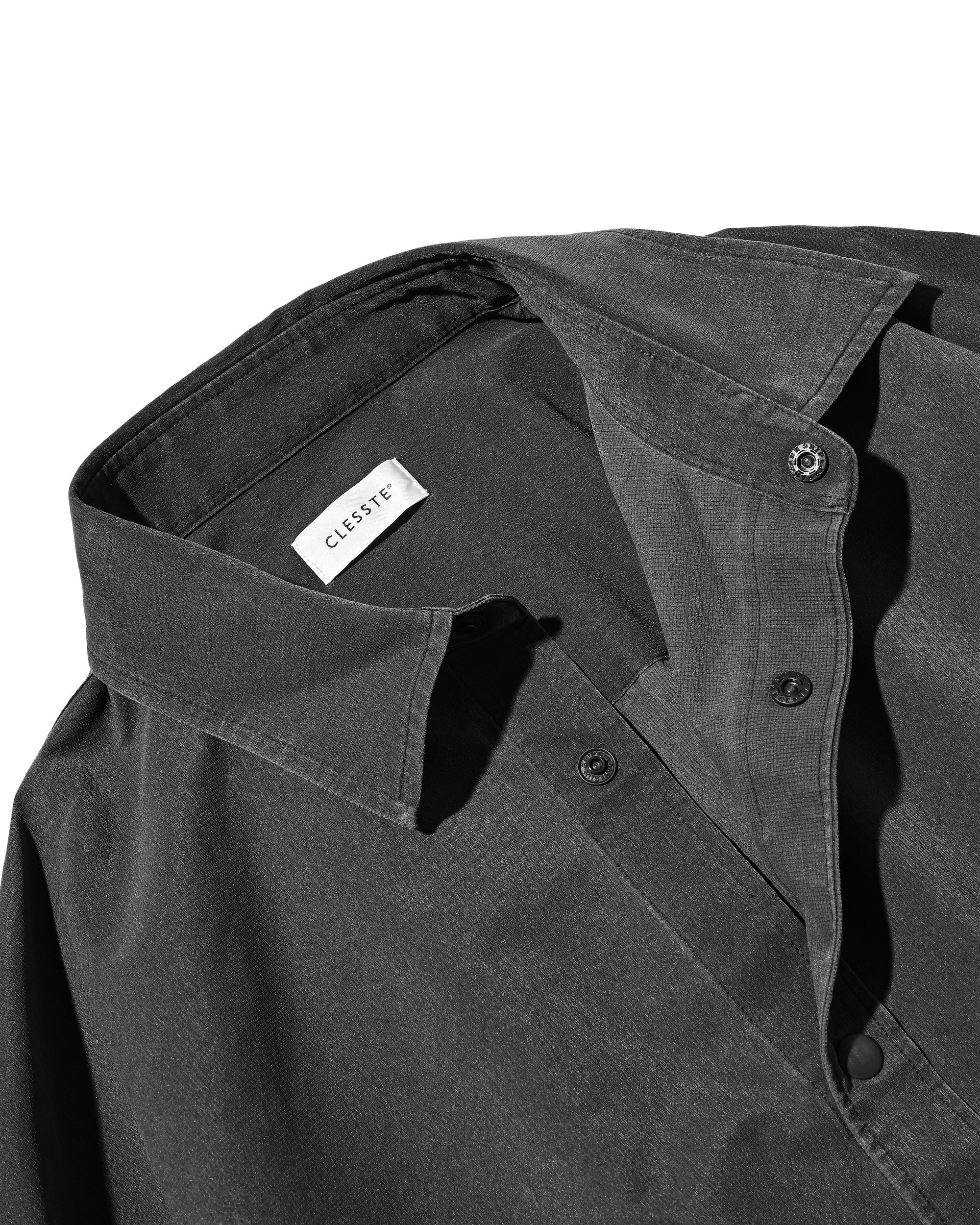 VINTAGE EFFECT COOLDOTS® CITY UNIFORM L/S SHIRT (BLACK)