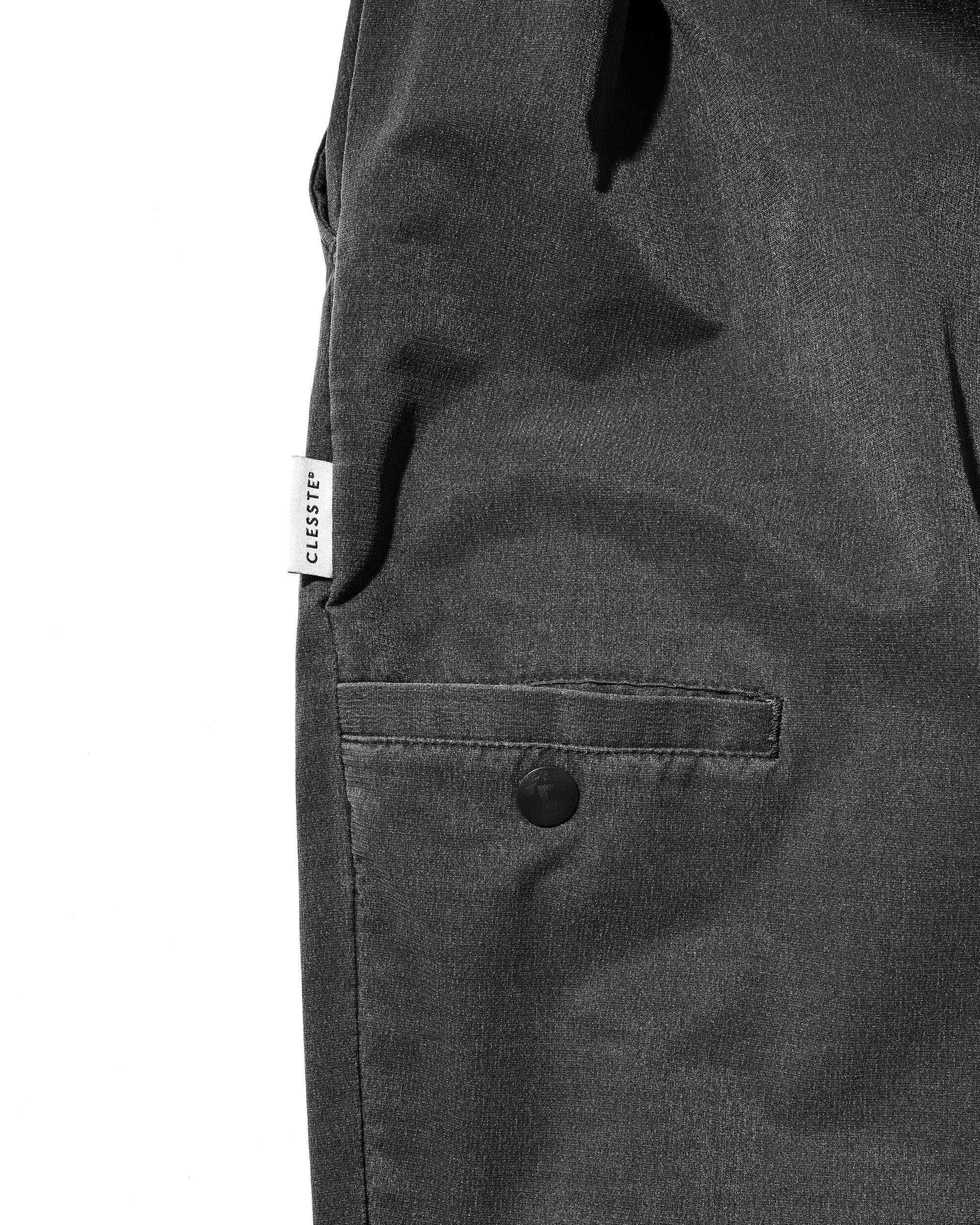 VINTAGE EFFECT COOLDOTS® CITY UNIFORM WIDE TAPERED PANTS (BLACK)