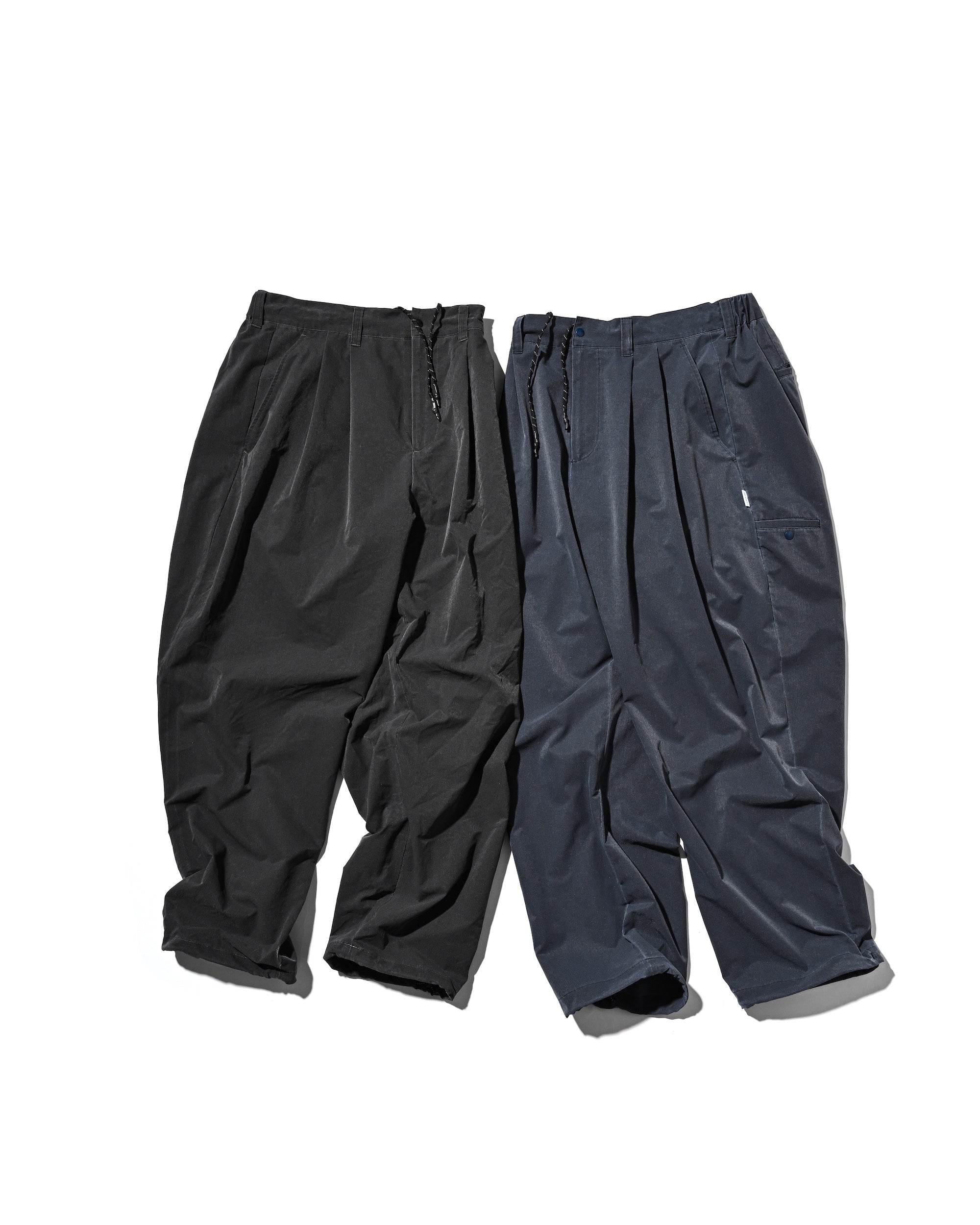 VINTAGE EFFECT COOLDOTS® CITY UNIFORM WIDE TAPERED PANTS (BLACK)