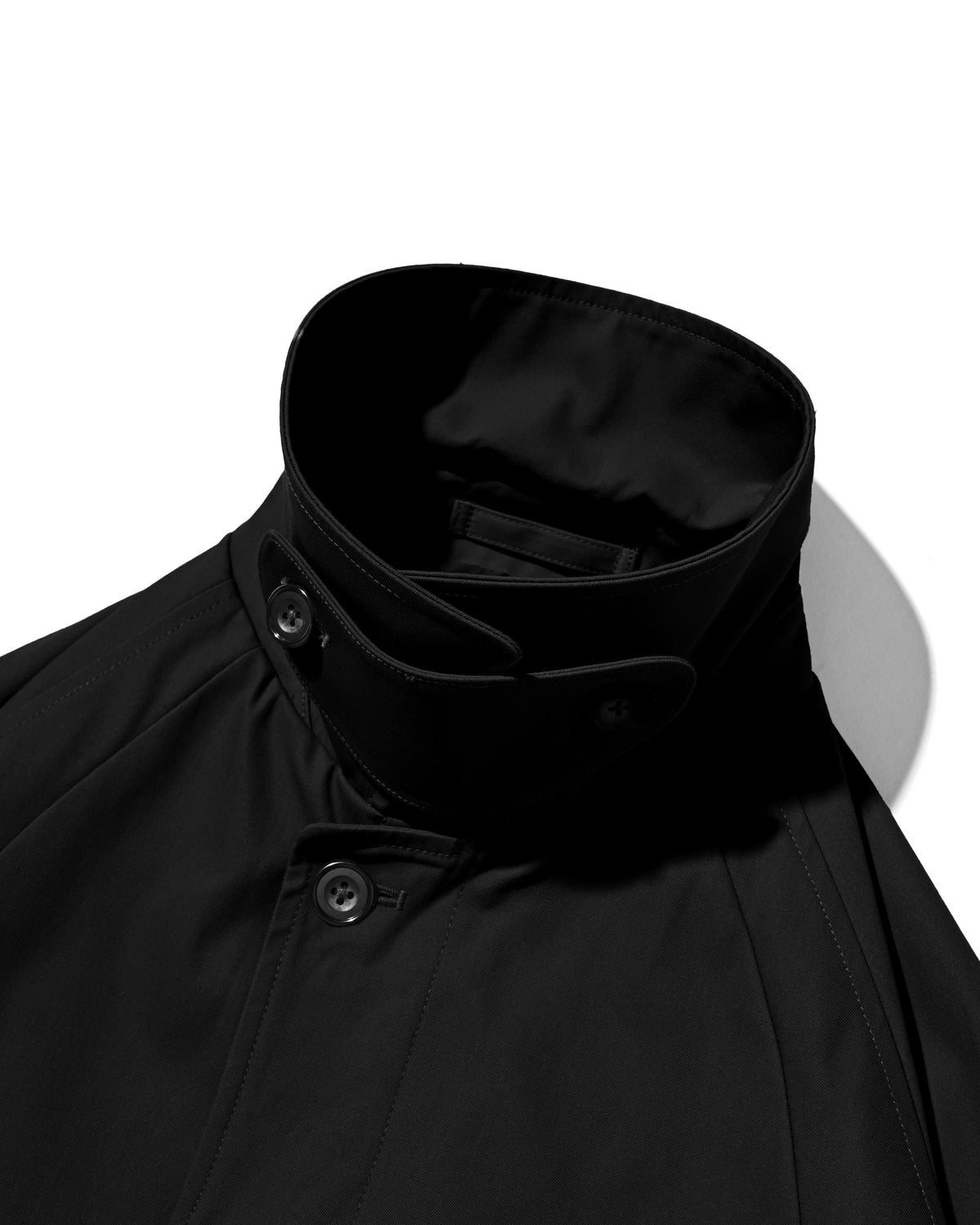 【10.31 SAT 20:00- IN STOCK】 T/C GABARDINE CITY BALMACAAN COAT (BLACK)