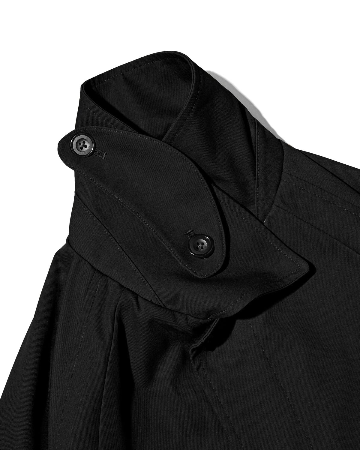 【10.31 SAT 20:00- IN STOCK】 T/C GABARDINE CITY BALMACAAN COAT (BLACK)
