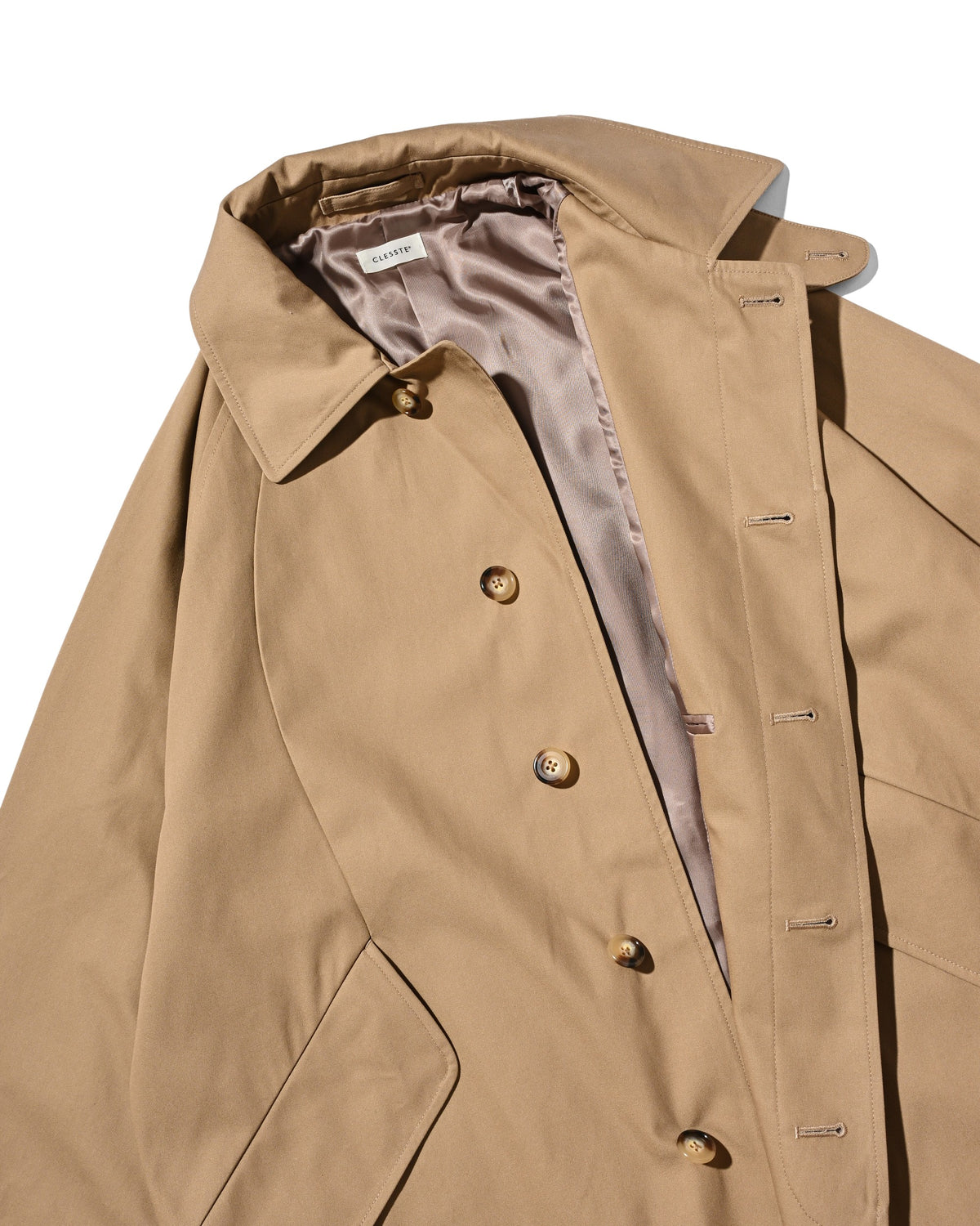 【10.31 SAT 20:00- IN STOCK】 T/C GABARDINE CITY BALMACAAN COAT (BEIGE)