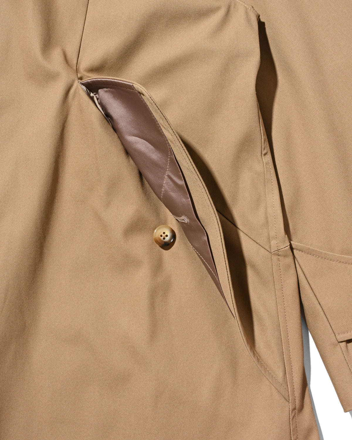 【10.31 SAT 20:00- IN STOCK】 T/C GABARDINE CITY BALMACAAN COAT (BEIGE)