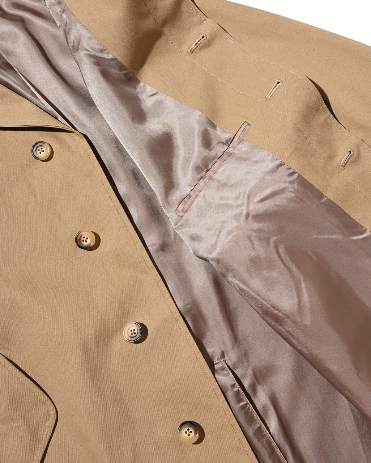 【10.31 SAT 20:00- IN STOCK】 T/C GABARDINE CITY BALMACAAN COAT (BEIGE)