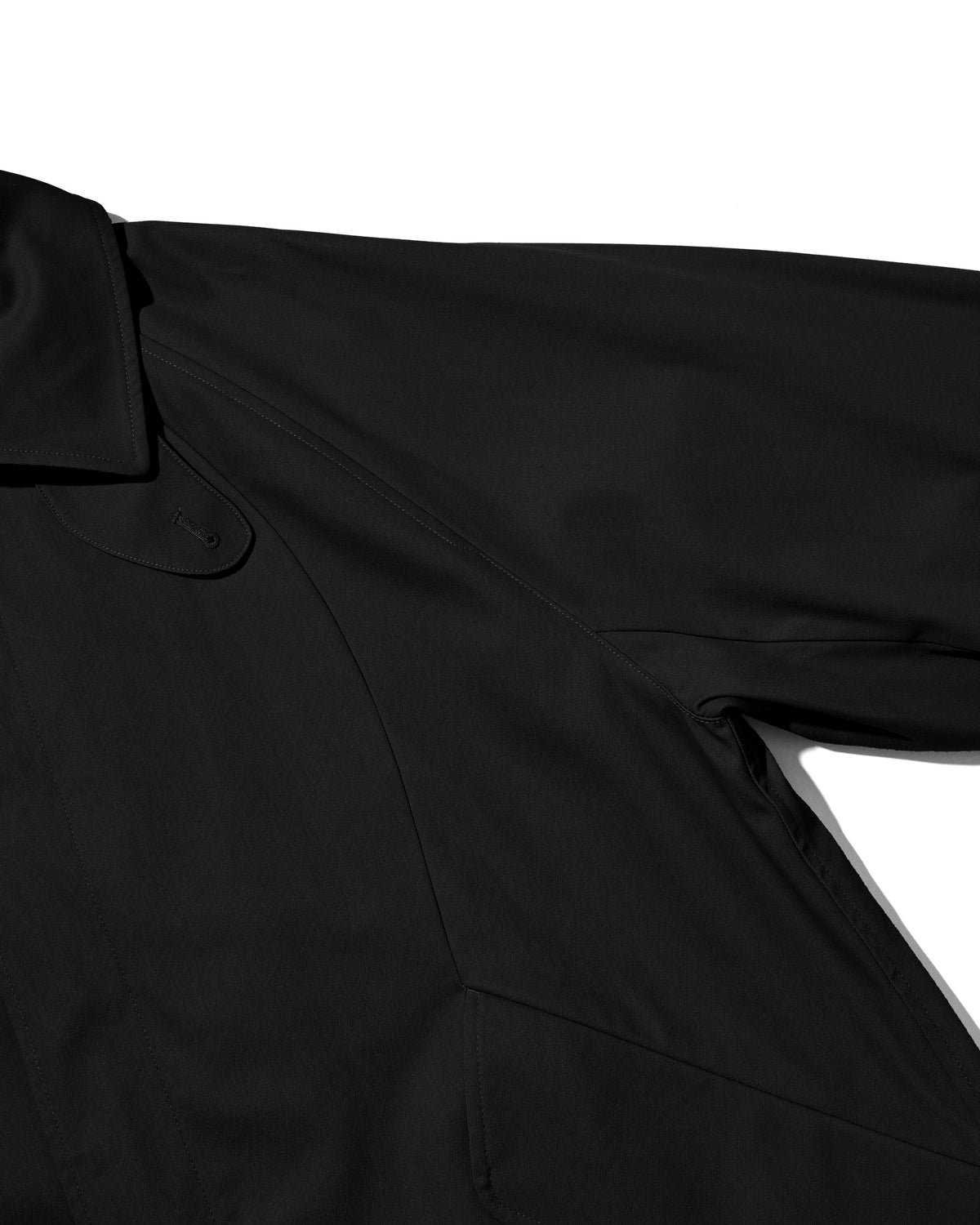 【10.31 SAT 20:00- IN STOCK】 T/C GABARDINE CITY BALMACAAN COAT (BLACK)