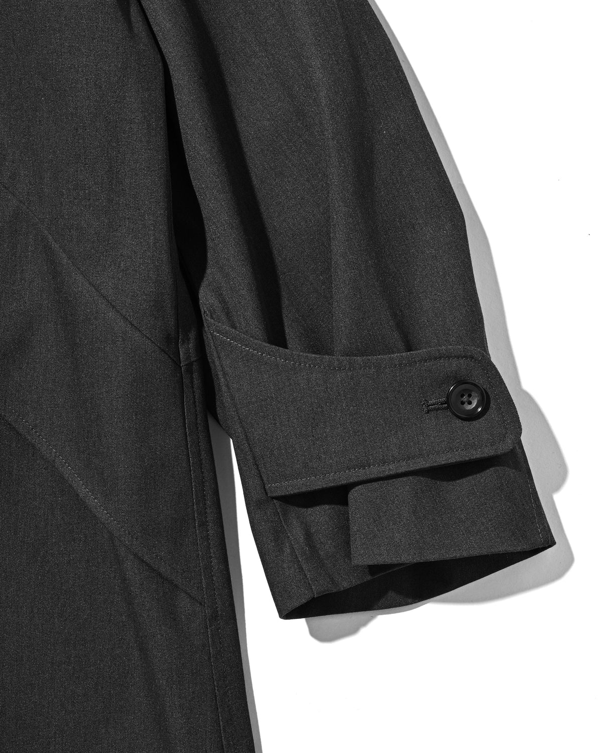 【10.31 SAT 20:00- IN STOCK】 T/C GABARDINE CITY BALMACAAN COAT (CHARCOAL)