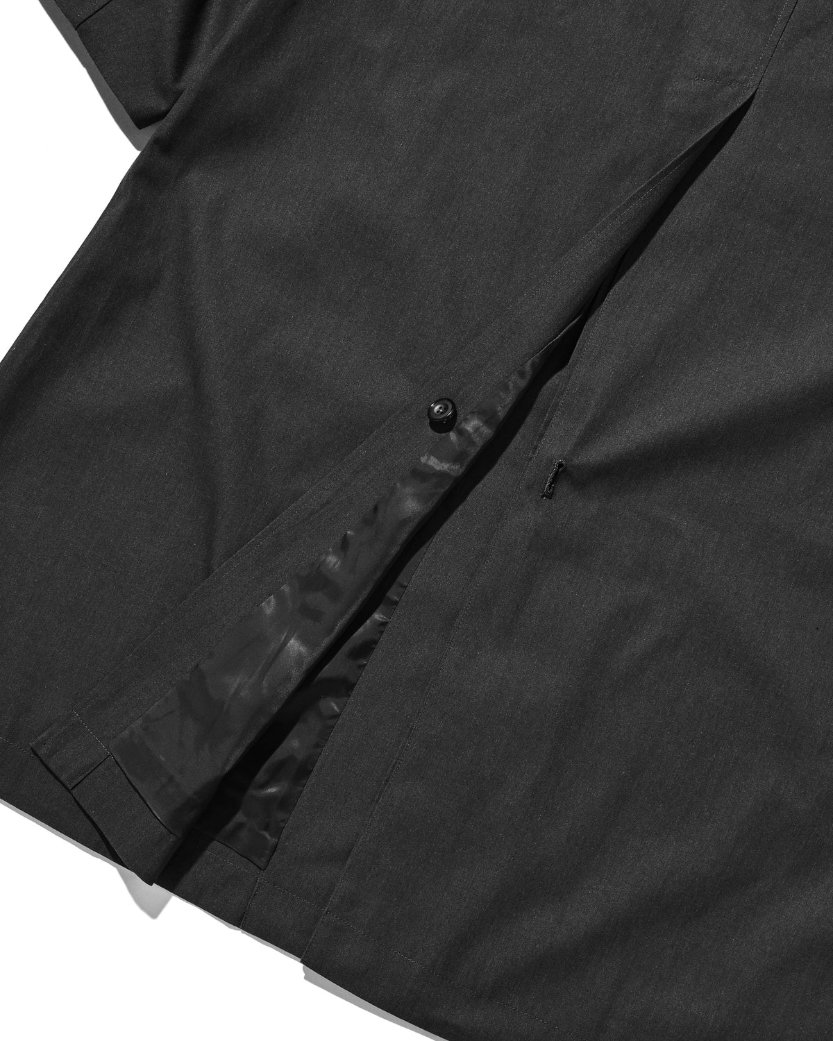 【10.31 SAT 20:00- IN STOCK】 T/C GABARDINE CITY BALMACAAN COAT (CHARCOAL)