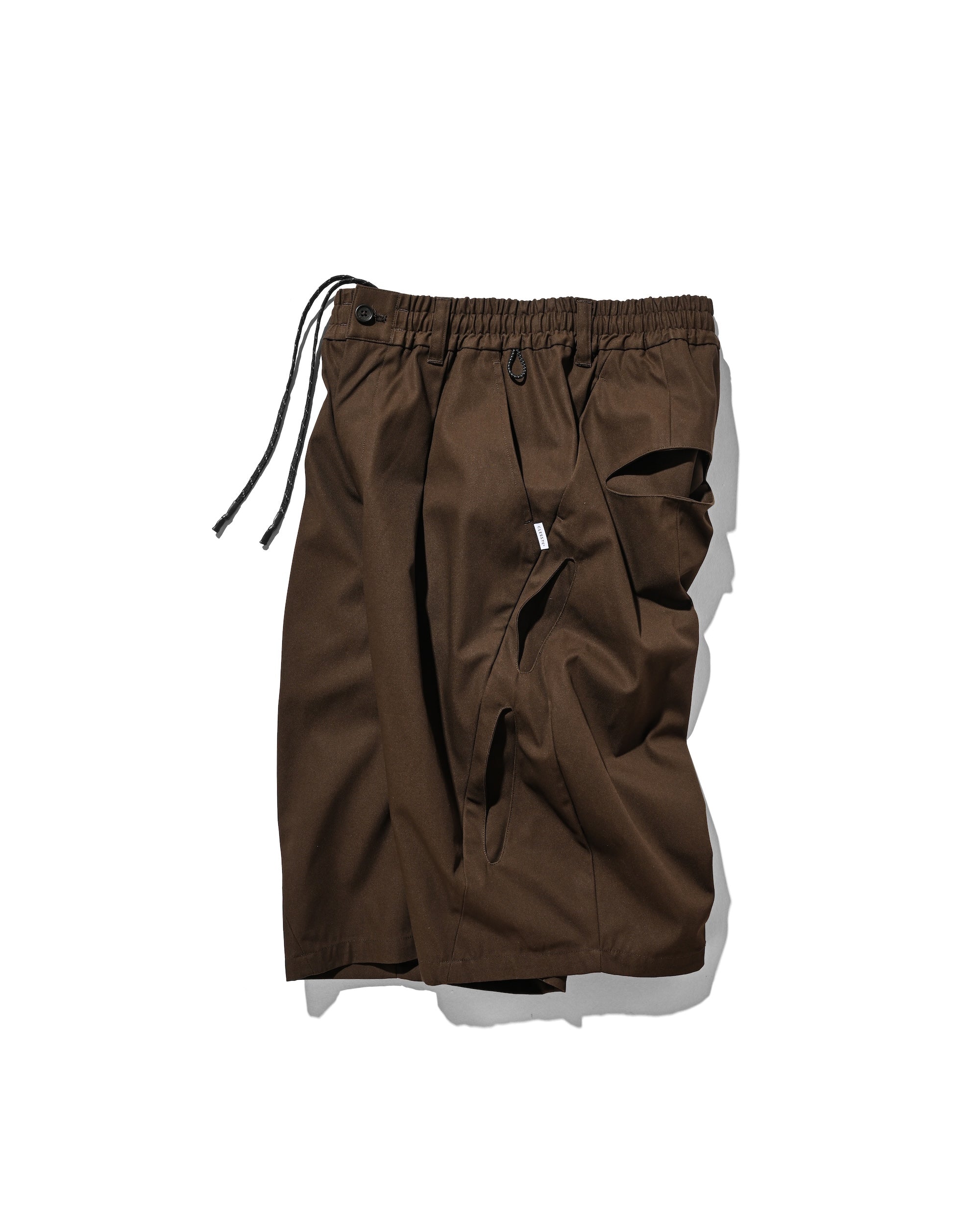 【8.23 SAT 20:00- IN STOCK】FUTURE MASSIVE TWISTED HALF PANTS (BROWN)