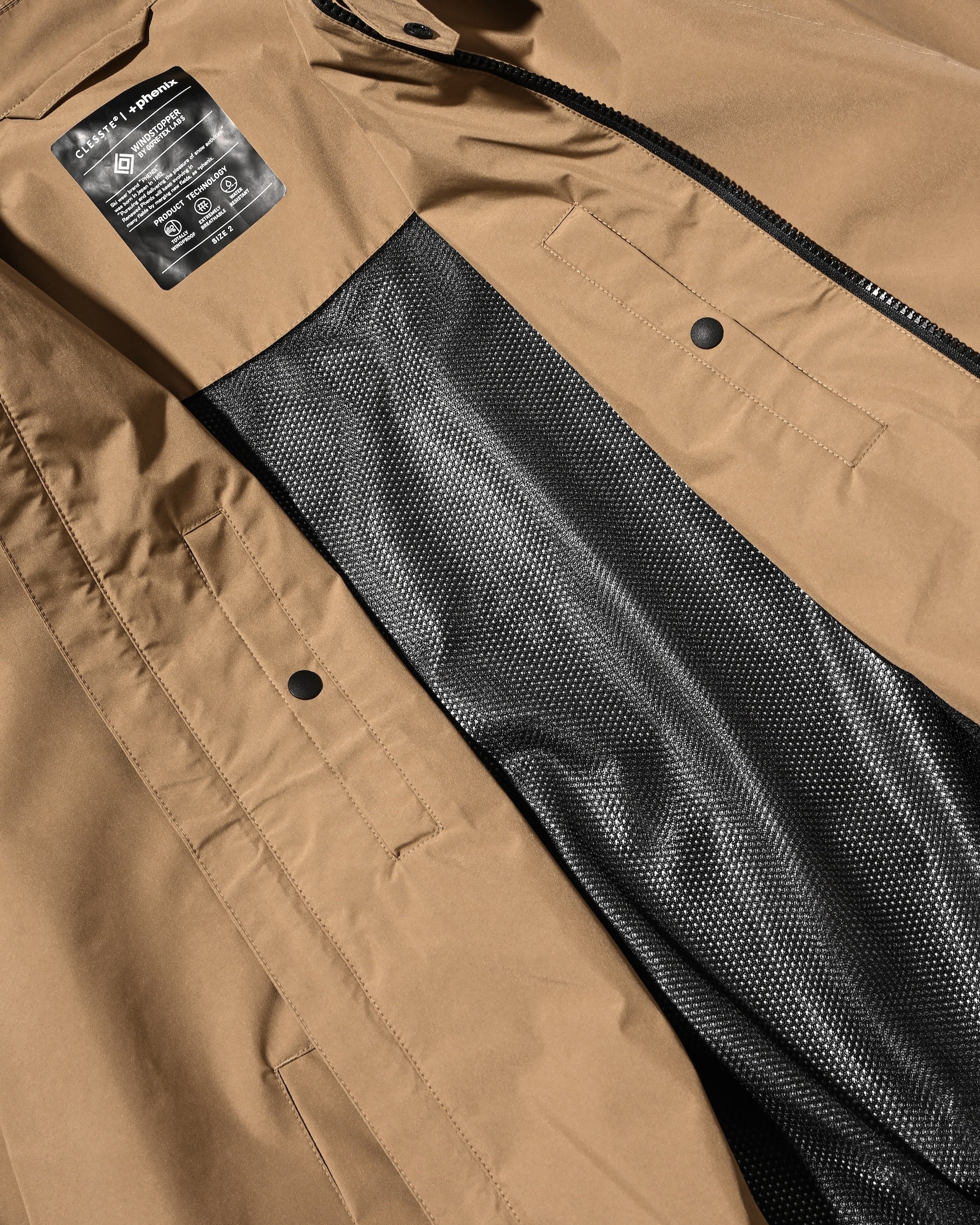 +phenix WINDSTOPPER® by GORE-TEX LABS ACTIVE CITY UTILITY JACKET (CAMEL BEIGE)