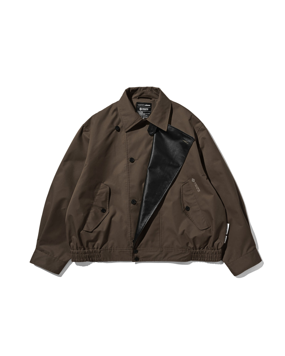 【10.24 SAT 20:00- IN STOCK】 +phenix WINDSTOPPER® by GORE-TEX LABS TWILL CITY DOUBLE FLAP JACKET (URBAN BROWN)