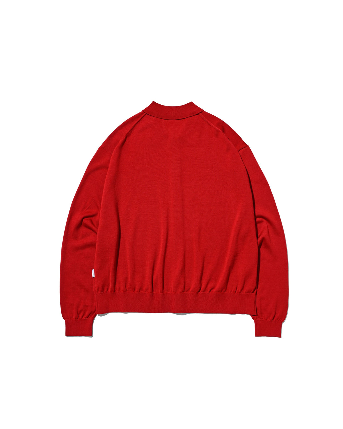 【10.21 WED 20:00- IN STOCK】 12G WOOL KNIT COLLARED CARDIGAN (RED)