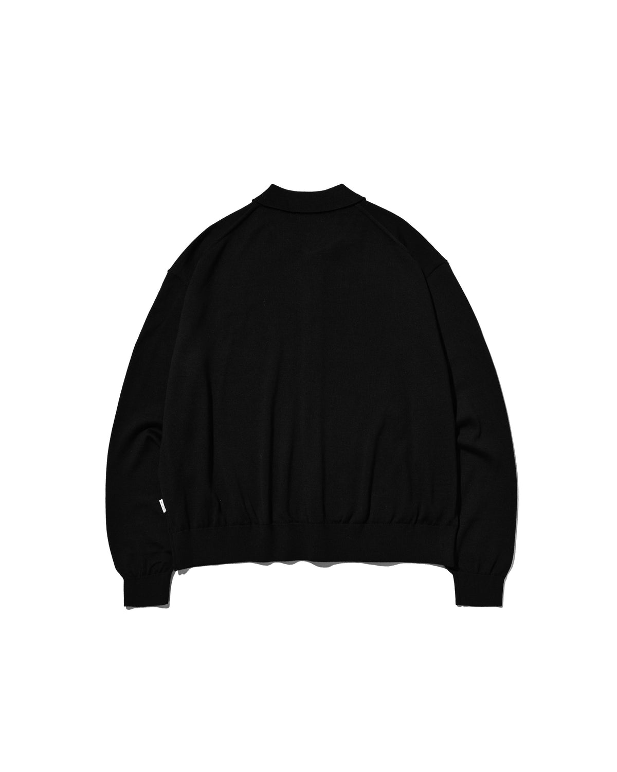 【10.21 WED 20:00- IN STOCK】 12G WOOL KNIT COLLARED CARDIGAN (BLACK)