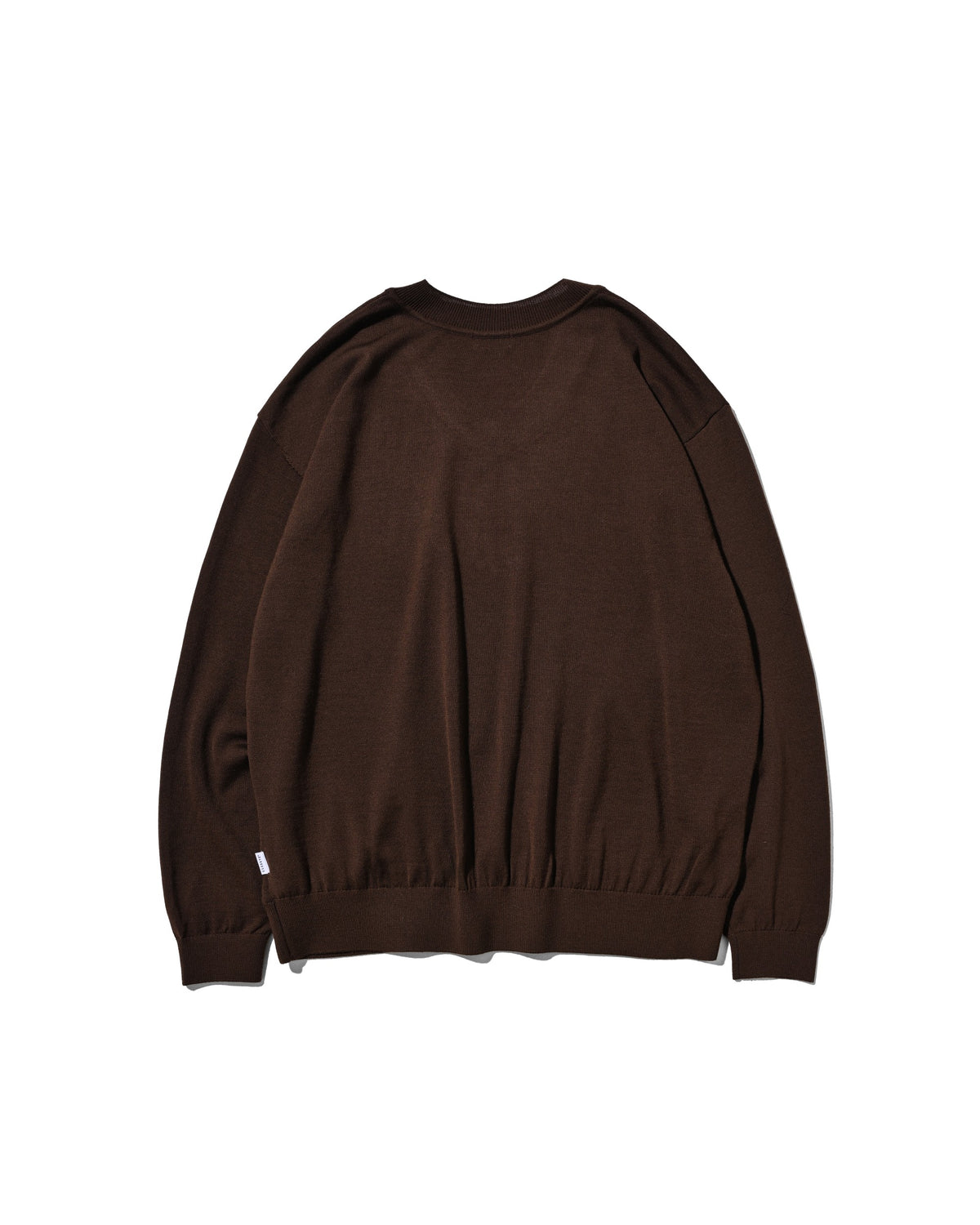 【10.31 SAT 20:00- IN STOCK】 12G WOOL V-NECK KNIT PULLOVER (BROWN)