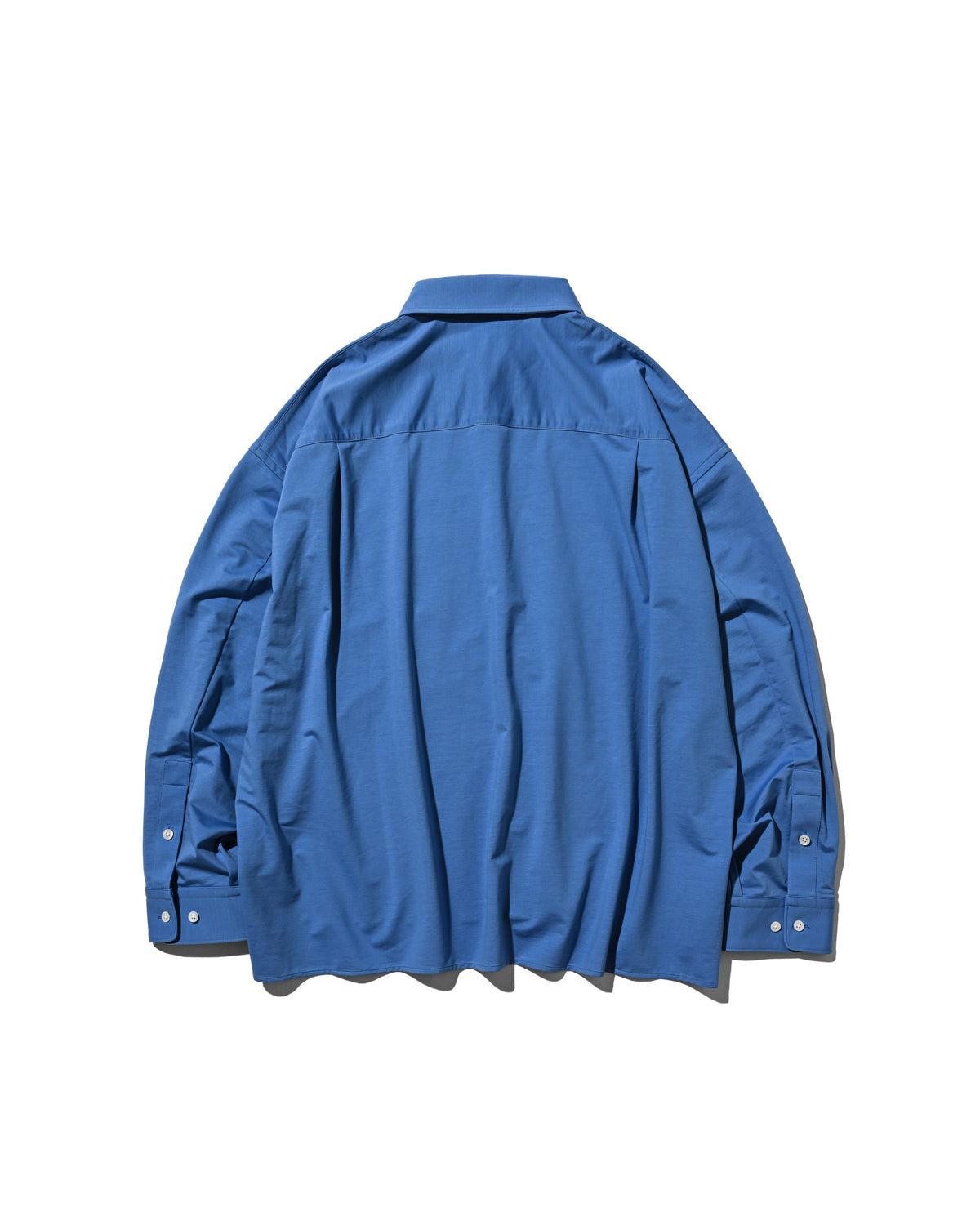 【10.14 WED 20:00- IN STOCK】 46G KNIT EVERYDAY BOX L/S SHIRT (SAX BLUE)