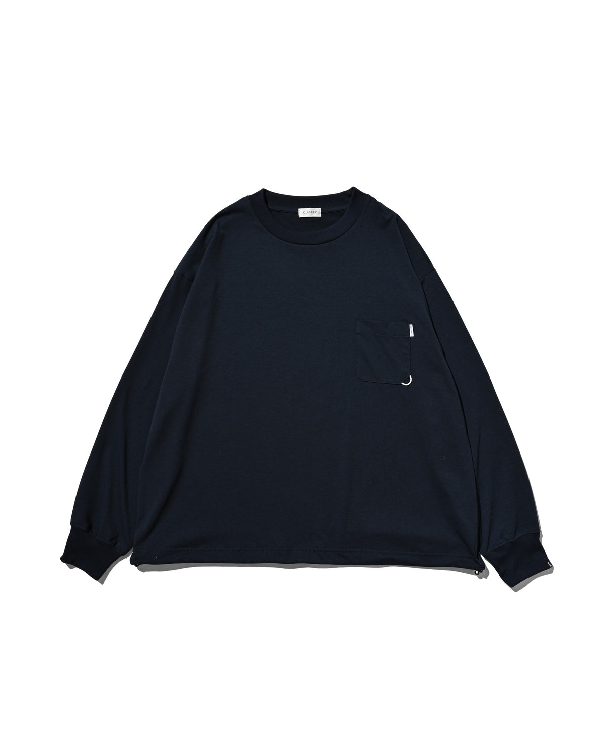 【10.17 SAT 20:00- IN STOCK】 TECH POCKET L/S T-SHIRT (NAVY)