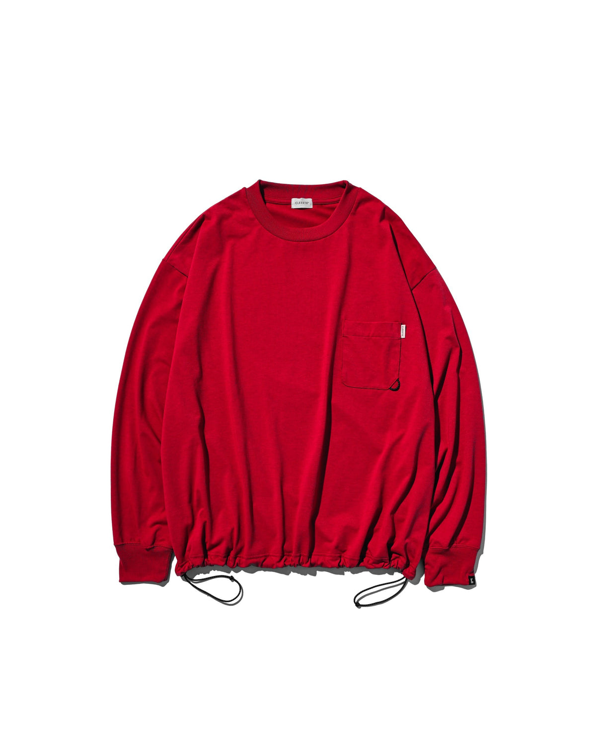 【10.17 SAT 20:00- IN STOCK】 TECH POCKET L/S T-SHIRT (RED)