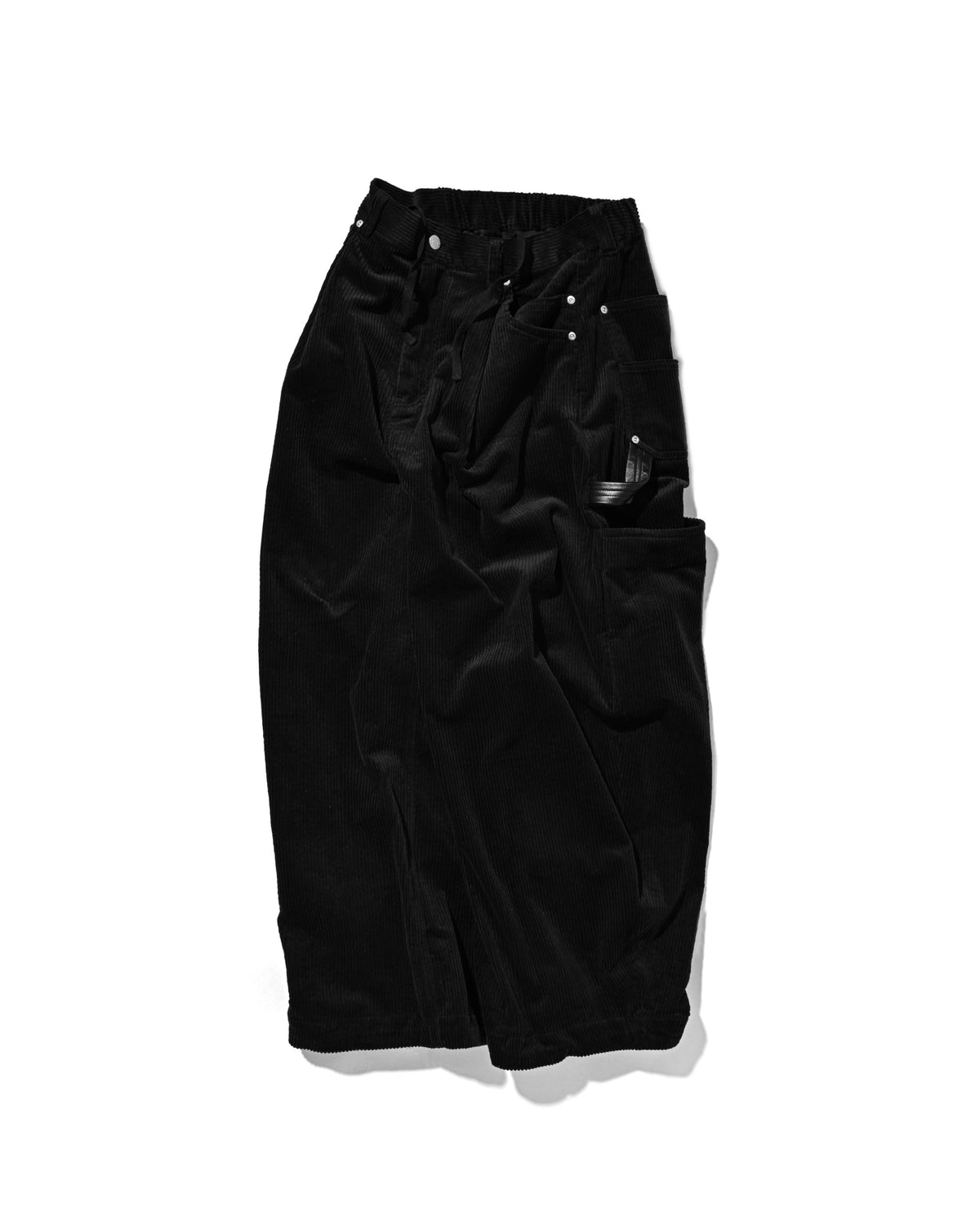 【10.21 WED 20:00- IN STOCK】 CORDUROY CITY MASSIVE UTILITY PANTS (BLACK)