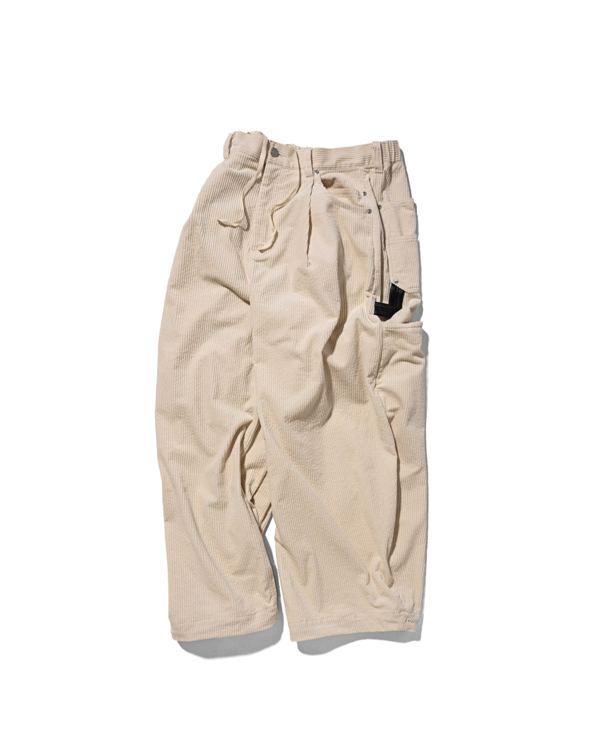 【10.21 WED 20:00- IN STOCK】 CORDUROY CITY MASSIVE UTILITY PANTS (OFF WHITE)