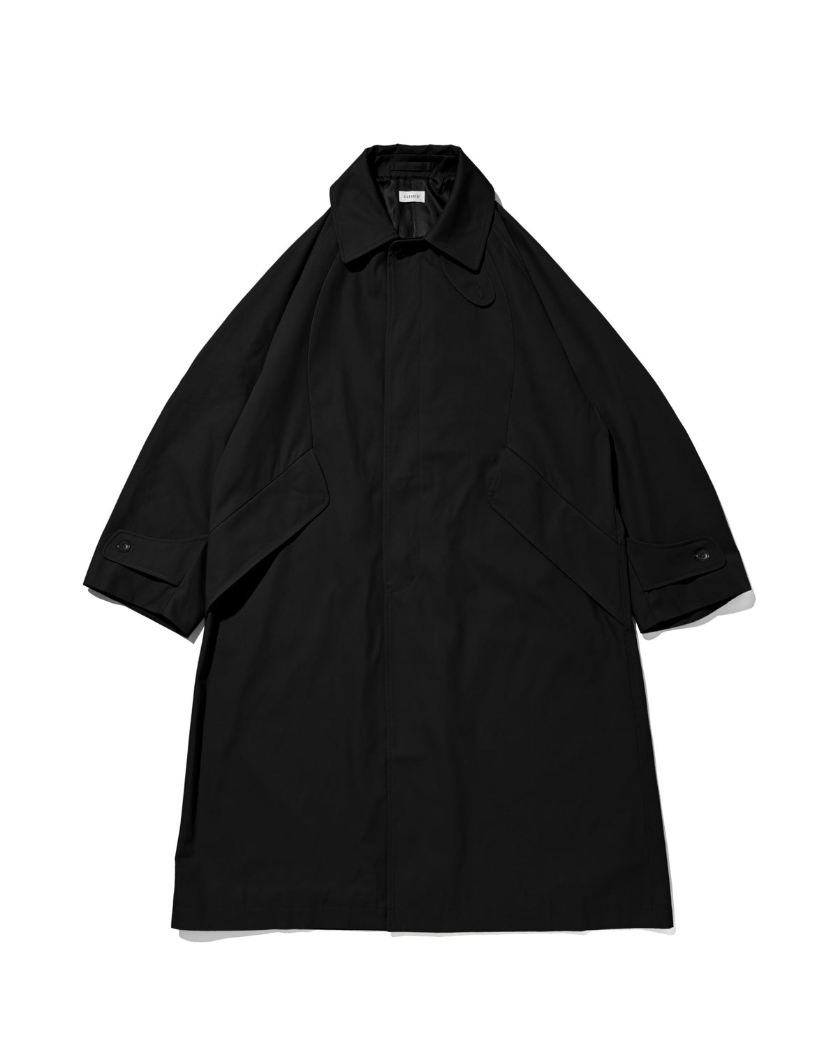 【10.31 SAT 20:00- IN STOCK】 T/C GABARDINE CITY BALMACAAN COAT (BLACK)