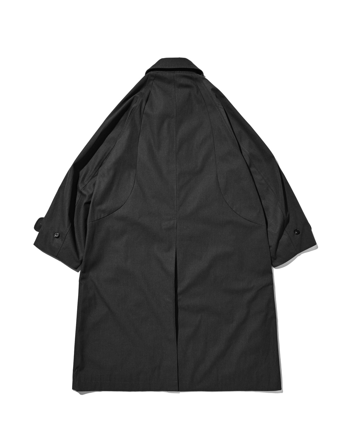 【10.31 SAT 20:00- IN STOCK】 T/C GABARDINE CITY BALMACAAN COAT (CHARCOAL)