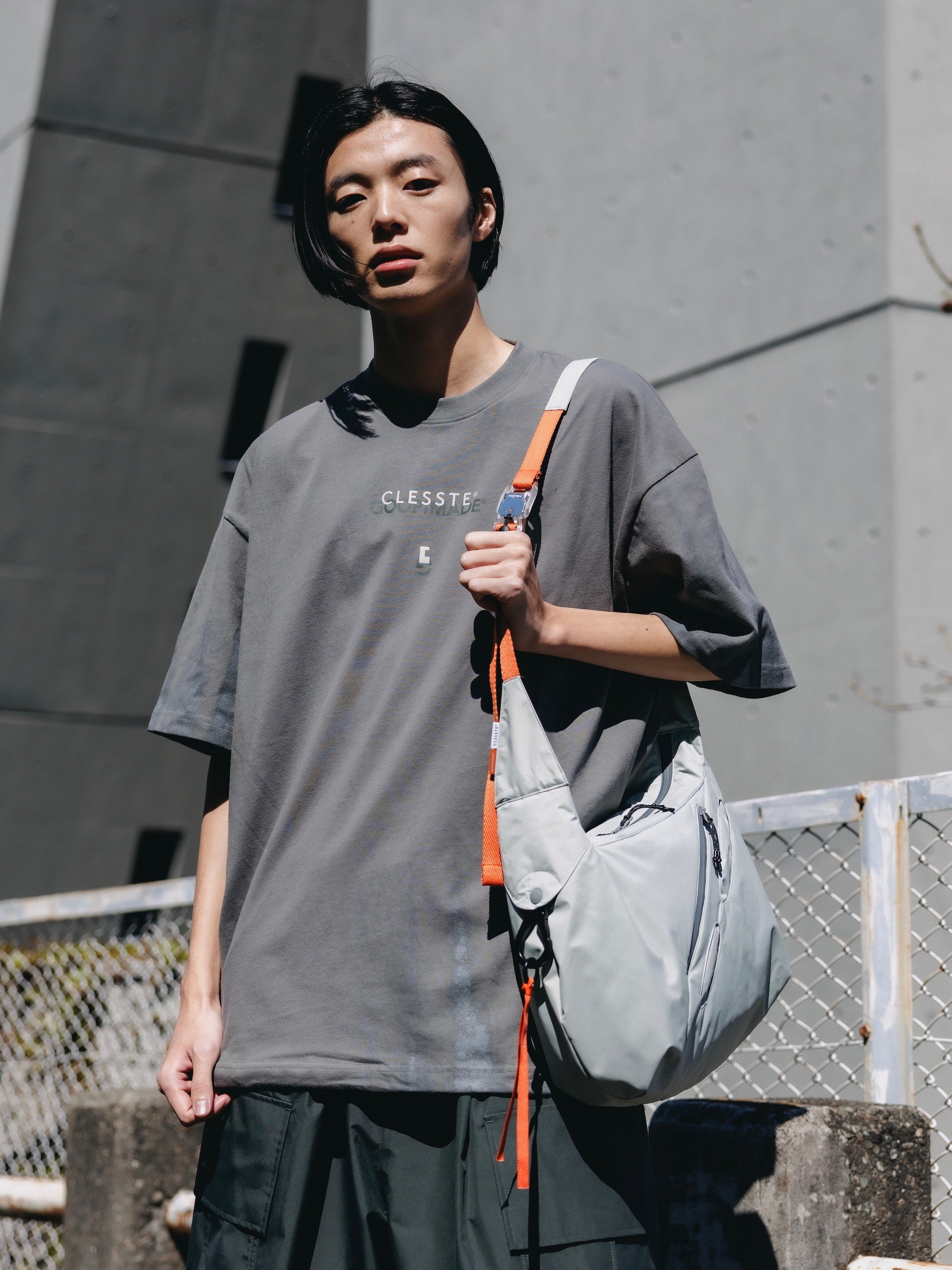 LOGO ARCHIVE TEE FOR GOOPiMADE (GRAY)