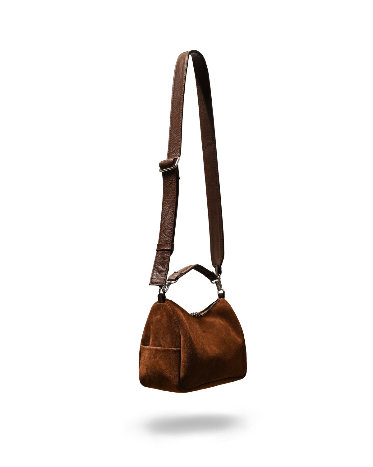 SUEDE DAYOFF BAG MINI (BROWN)