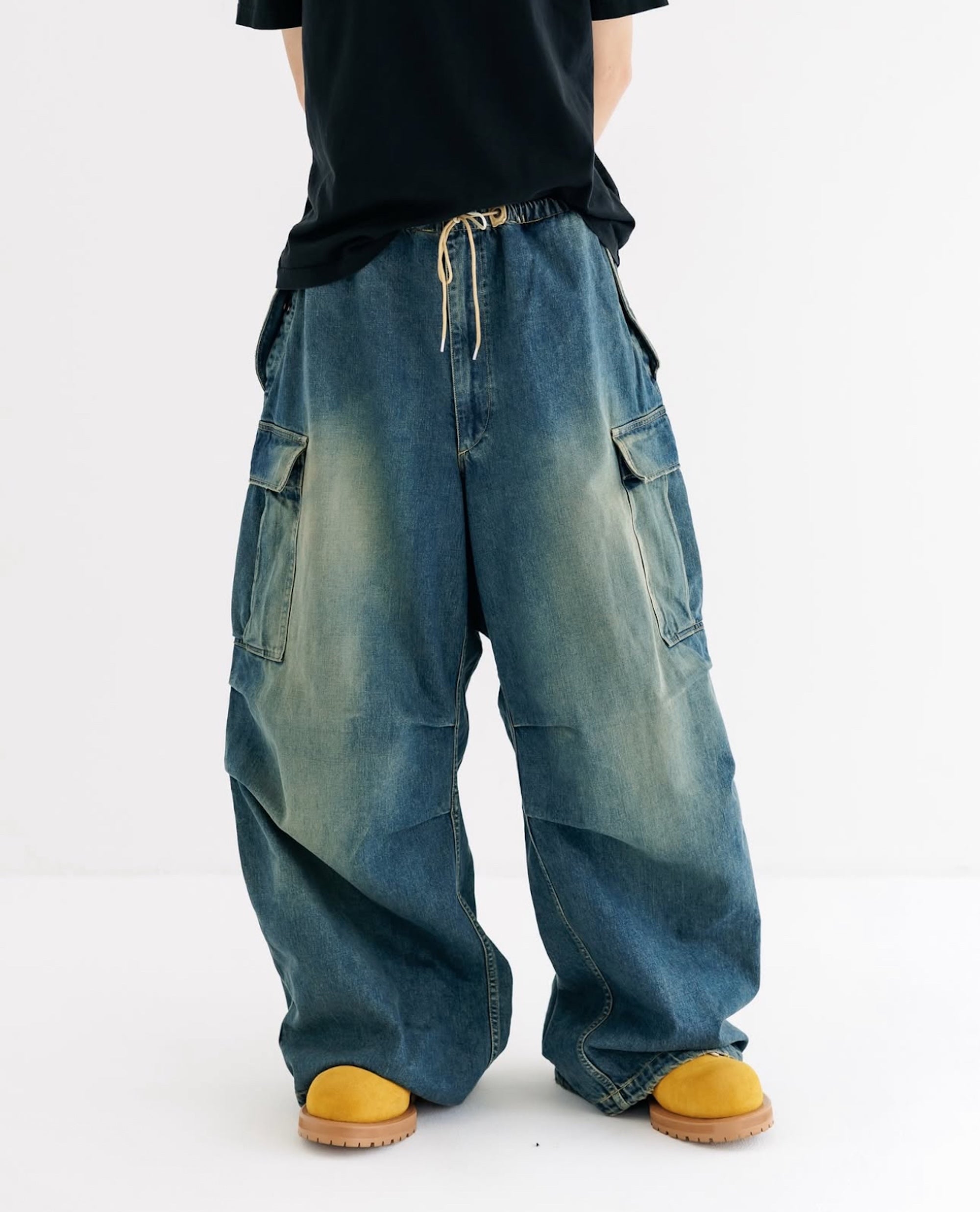 【9.13 SAT 20:00- IN STOCK】VINTAGE DYED SELVEDGE DENIM M-51 ARCTIC TROUSERS (VINTAGE INDIGO)