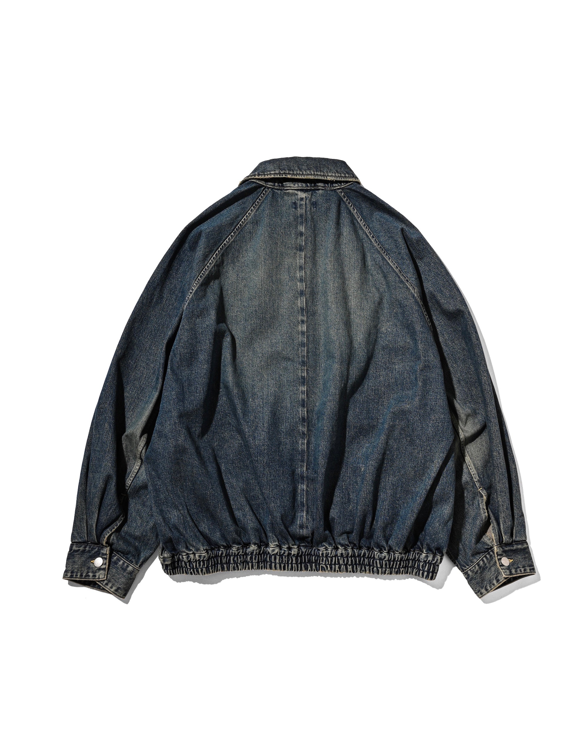 【9.2 WED 20:00- IN STOCK】VINTAGE DYED SELVEDGE DENIM CITY UTILITY JACKET (VINTAGE INDIGO)