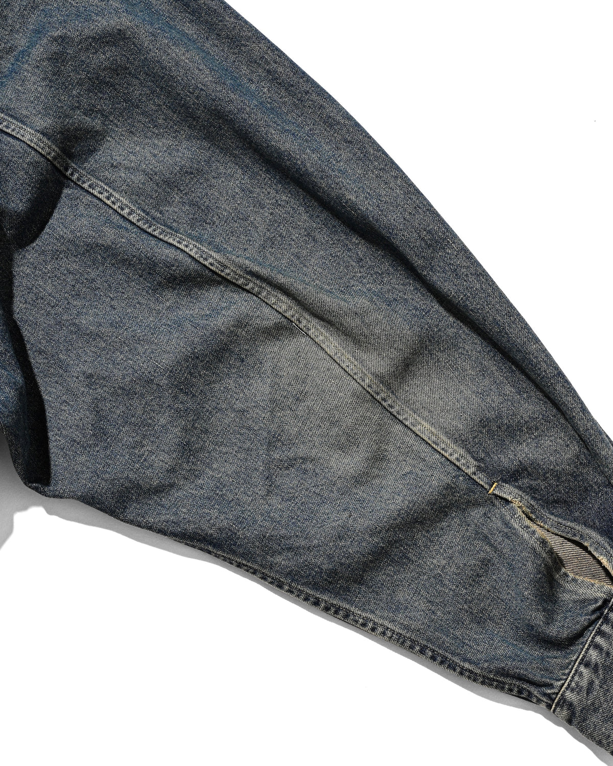 VINTAGE DYED SELVEDGE DENIM CITY UTILITY JACKET (VINTAGE INDIGO)