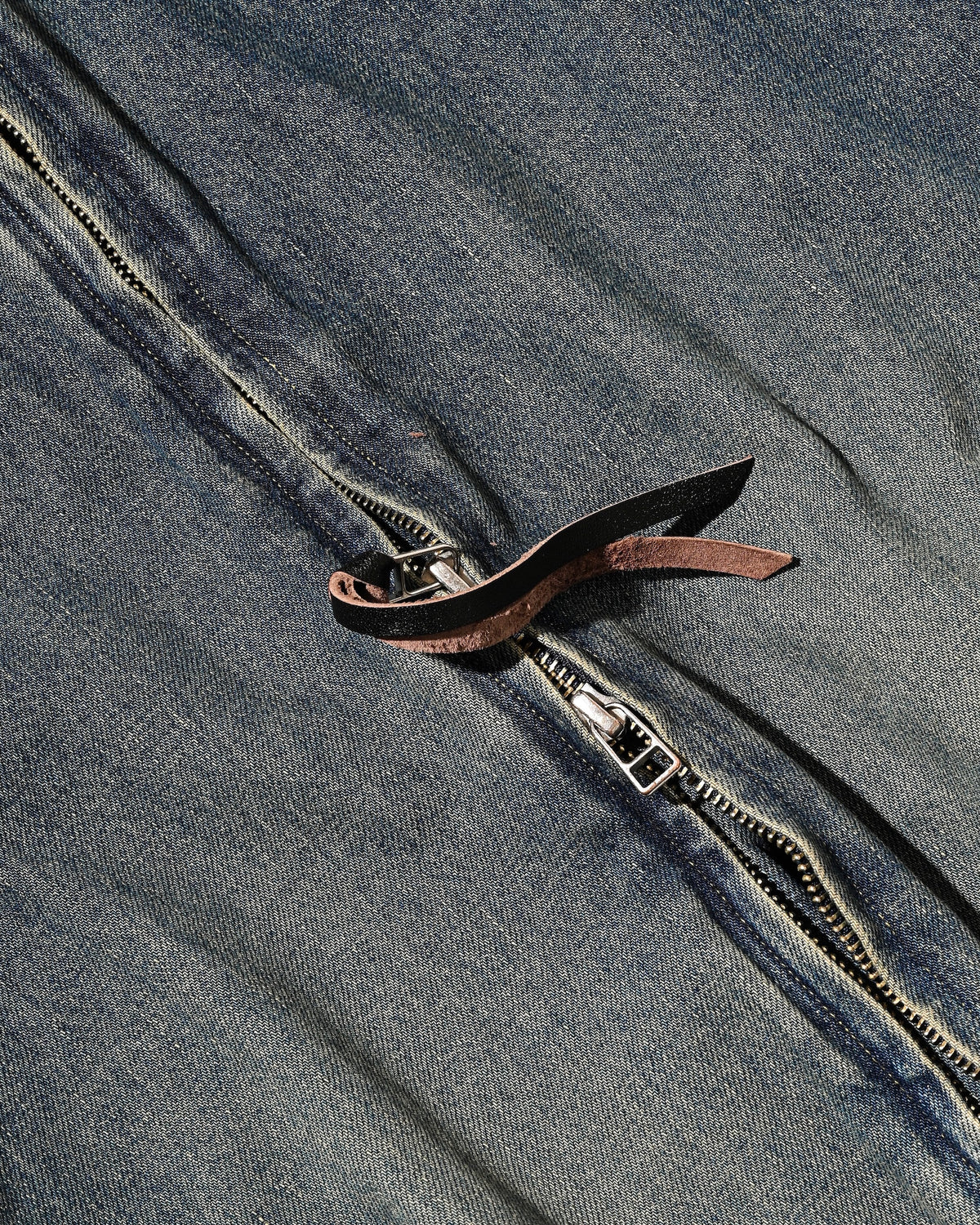 VINTAGE DYED SELVEDGE DENIM CITY UTILITY JACKET (VINTAGE INDIGO)