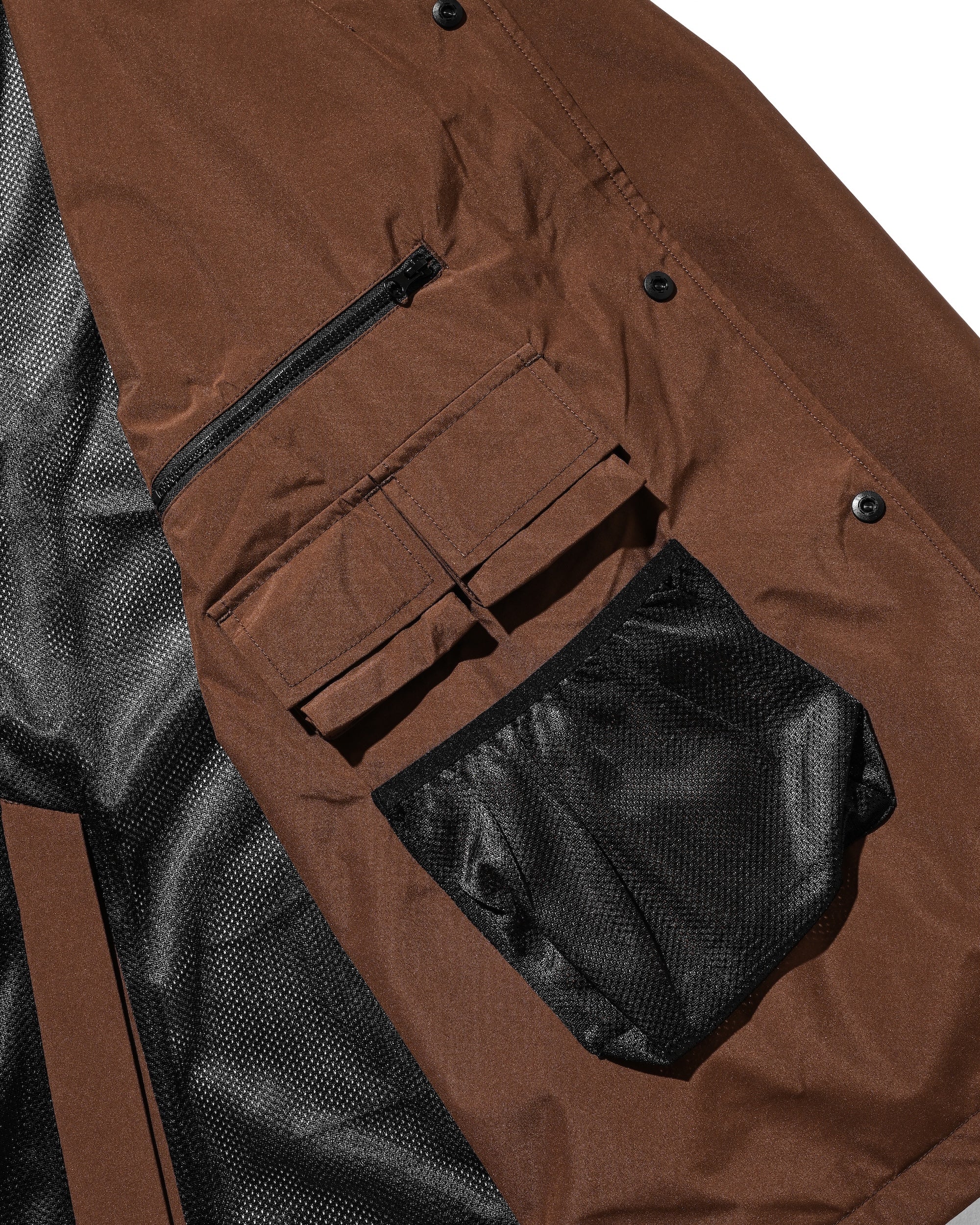 【9.3 WED 20:00- IN STOCK】+phenix WINDSTOPPER® by GORE-TEX LABS ACTIVE CITY STORAGE JACKET (CHOCOLATE BROWN)