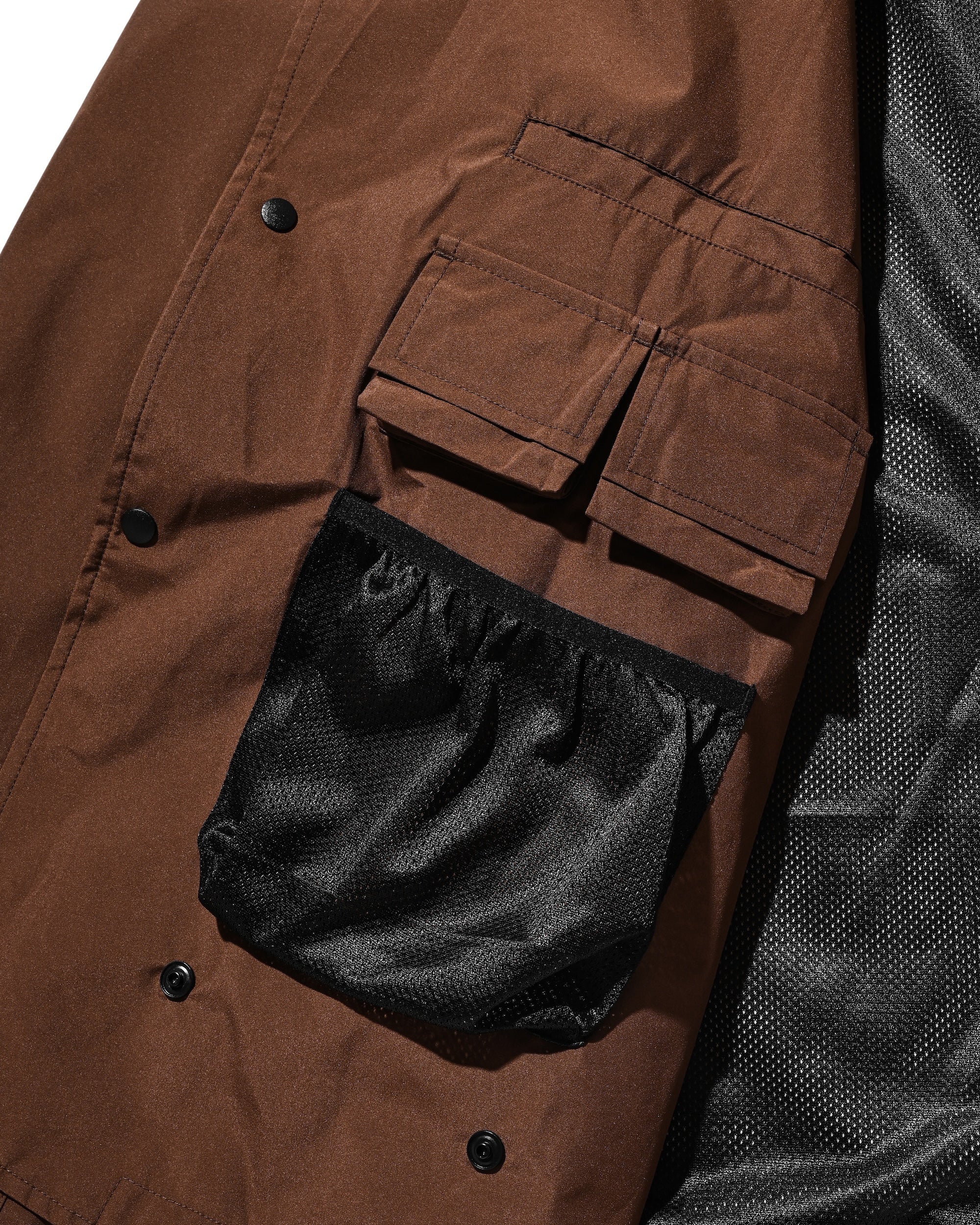 【9.3 WED 20:00- IN STOCK】+phenix WINDSTOPPER® by GORE-TEX LABS ACTIVE CITY STORAGE JACKET (CHOCOLATE BROWN)