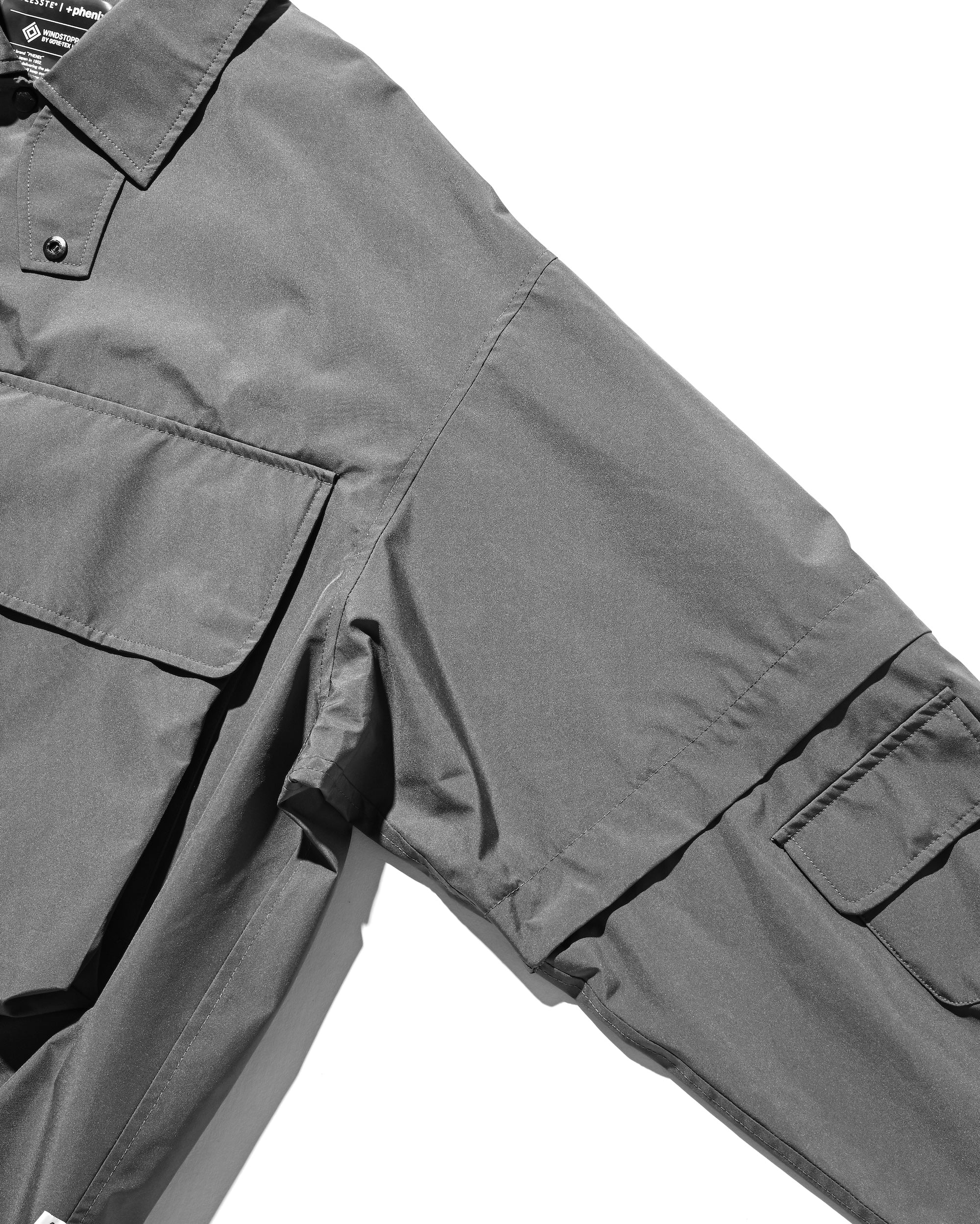 【9.10 WED 20:00- IN STOCK】+phenix WINDSTOPPER® by GORE-TEX LABS DETACHABLE WADING SHIRT JACKET (GRAPHAITE GRAY)