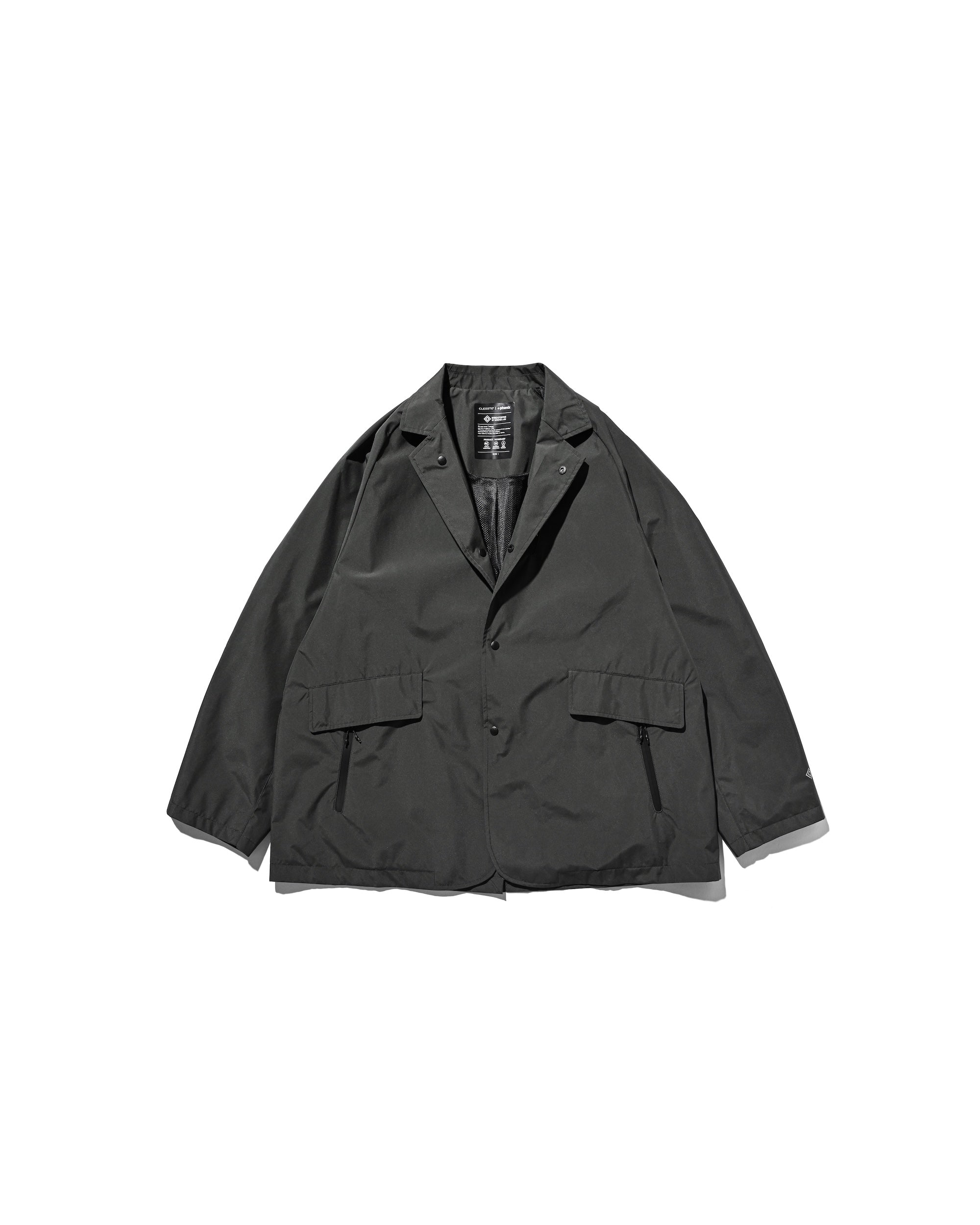 【9.3 WED 20:00- IN STOCK】+phenix WINDSTOPPER® by GORE-TEX LABS ACTIVE CITY STORAGE JACKET (ASPHALT GRAY)
