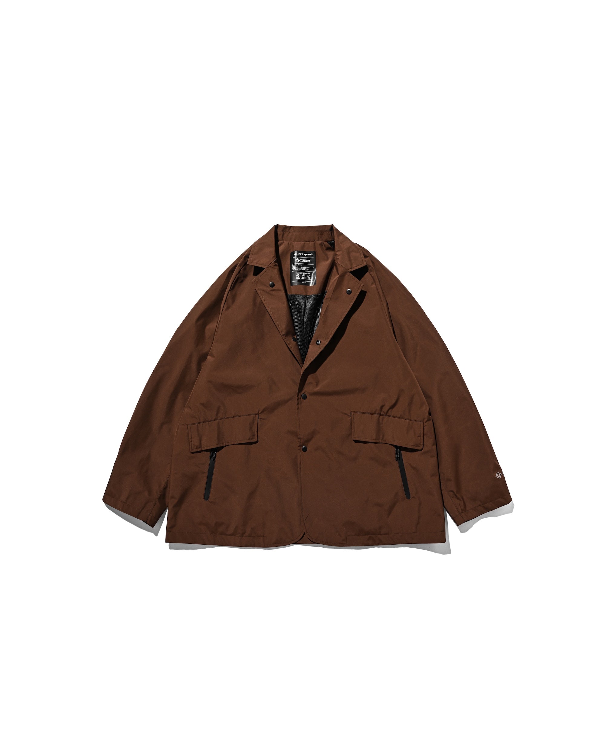 【9.3 WED 20:00- IN STOCK】+phenix WINDSTOPPER® by GORE-TEX LABS ACTIVE CITY STORAGE JACKET (CHOCOLATE BROWN)