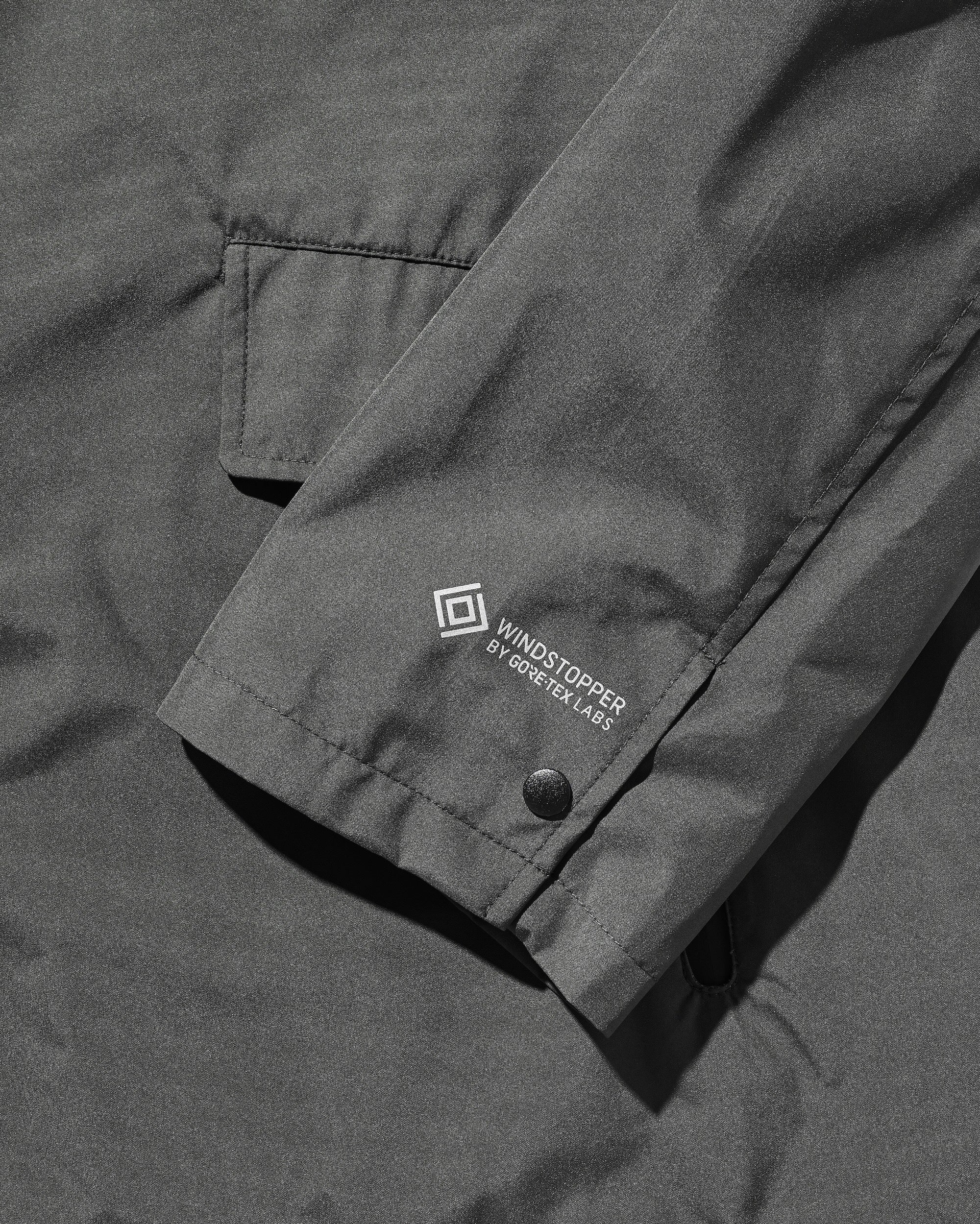 【9.3 WED 20:00- IN STOCK】+phenix WINDSTOPPER® by GORE-TEX LABS ACTIVE CITY STORAGE JACKET (ASPHALT GRAY)