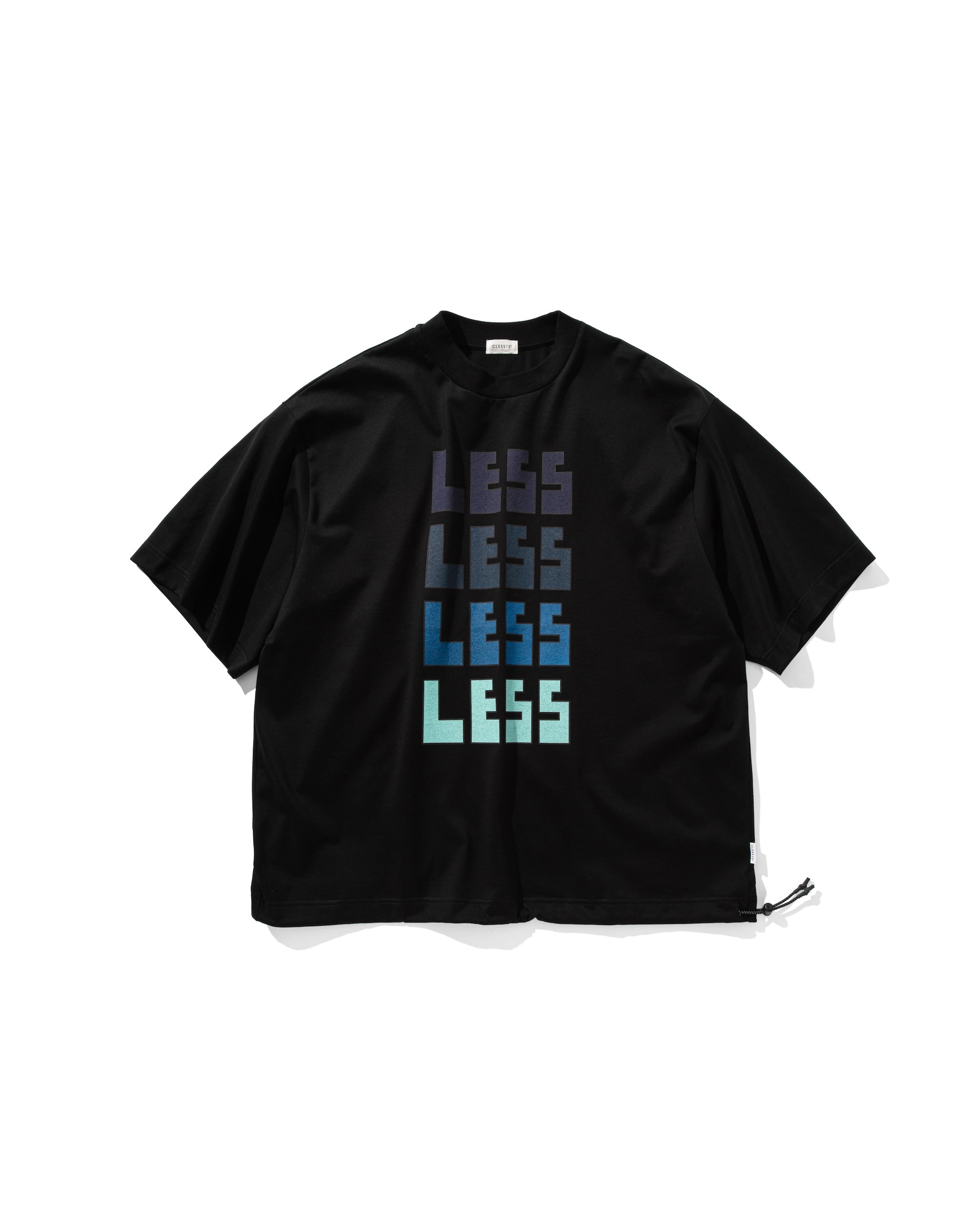 【7.17 WED 20:00- IN STOCK】“LESS” MASSIVE T-SHIRT WITH DRAWSTRINGS.