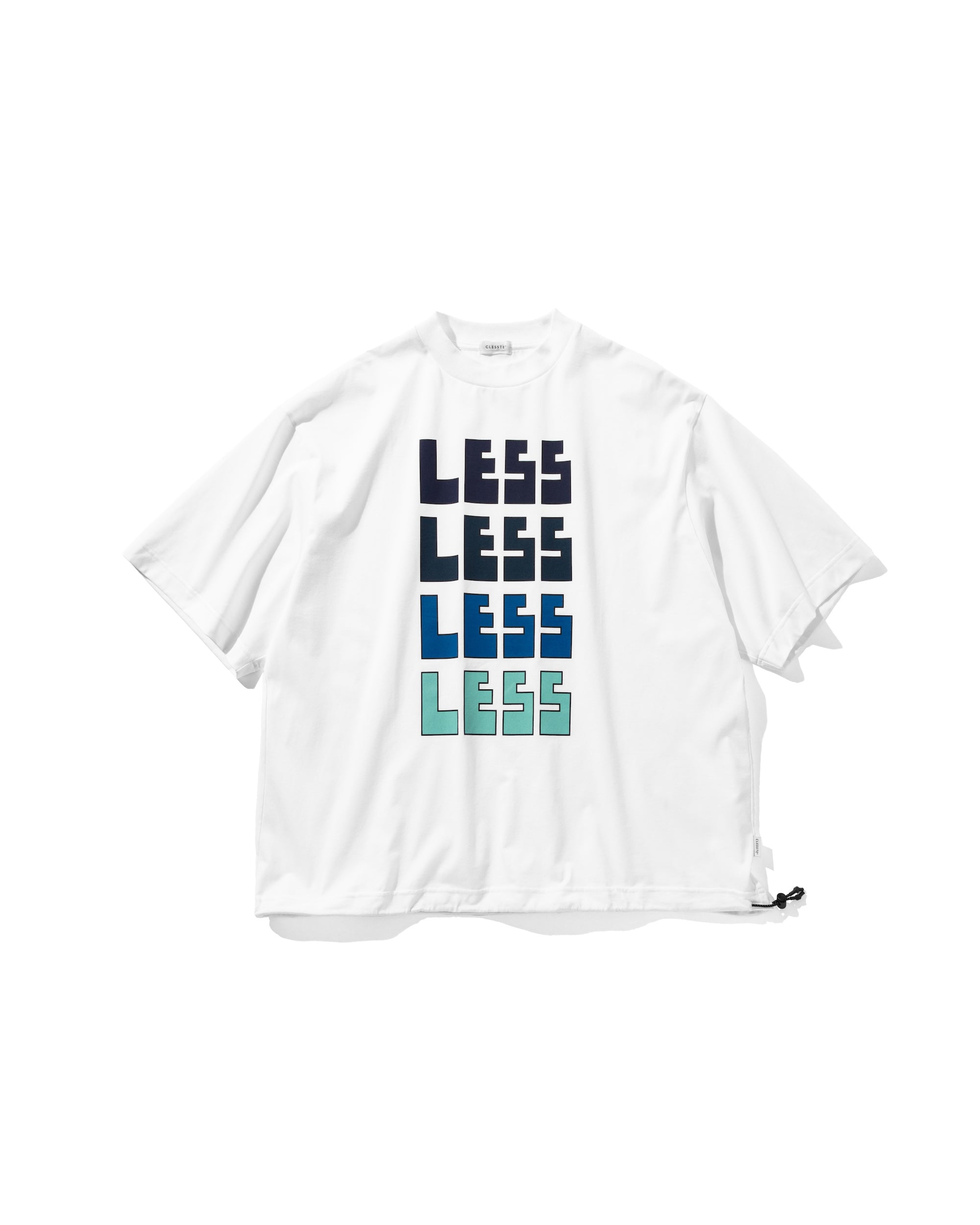 【7.17 WED 20:00- IN STOCK】“LESS” MASSIVE T-SHIRT WITH DRAWSTRINGS.