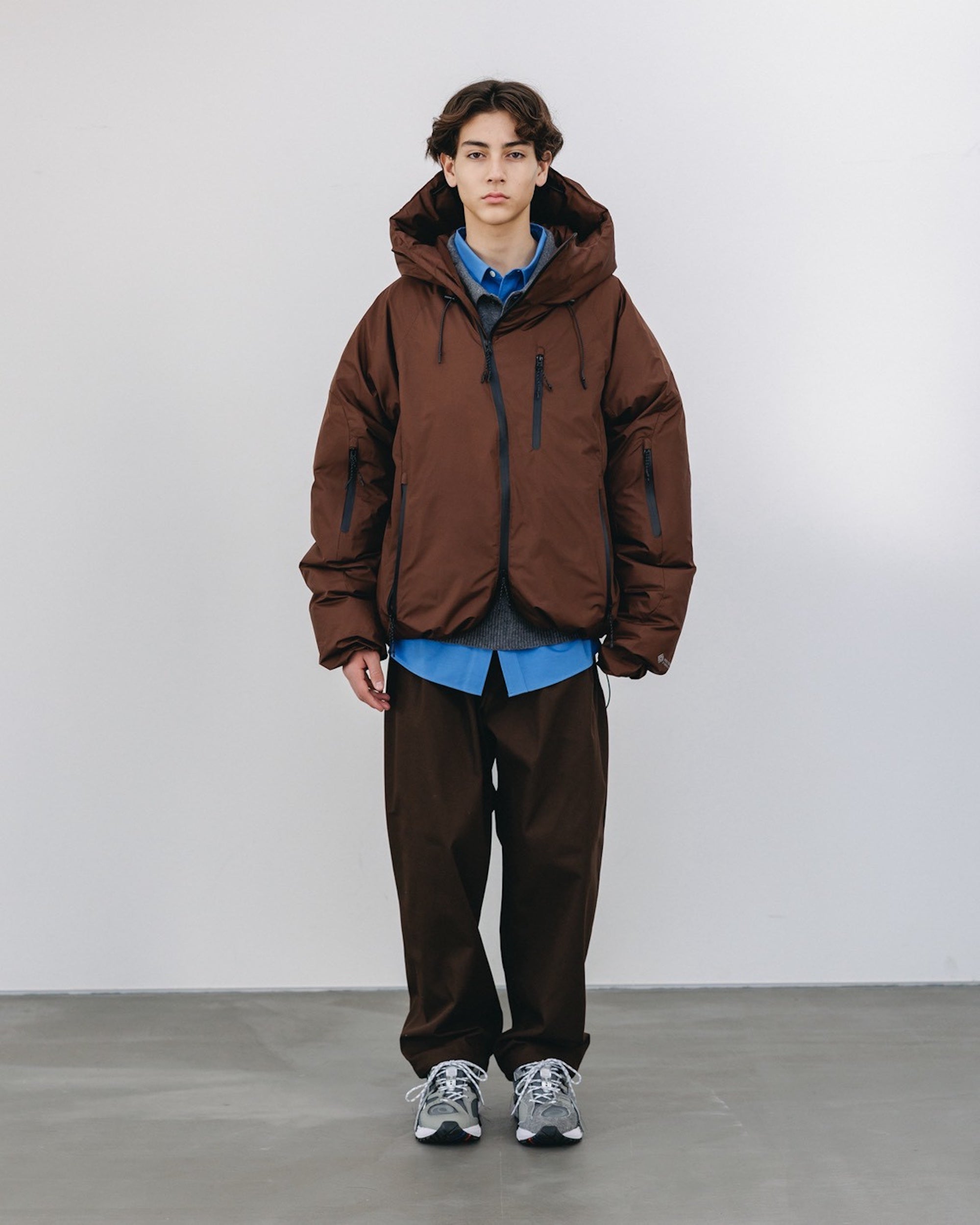 【12.20 SAT 20:00- IN STOCK】+phenix WINDSTOPPER® by GORE-TEX LABS CITY PUFFER JACKET (CHOCOLATE BROWN)