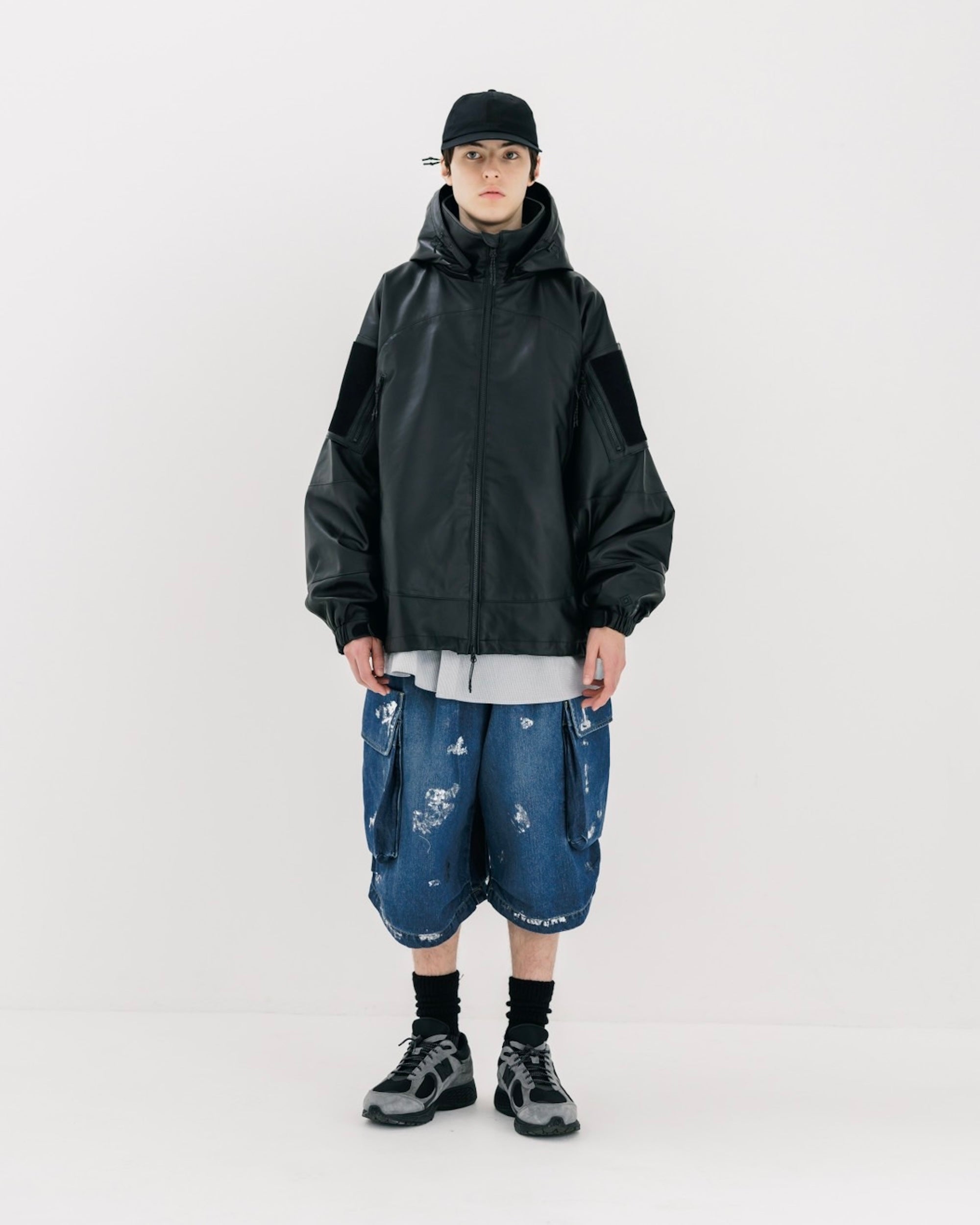 +phenix WINDSTOPPER® by GORE-TEX LABS LEATHER CITY MILITARY JACKET