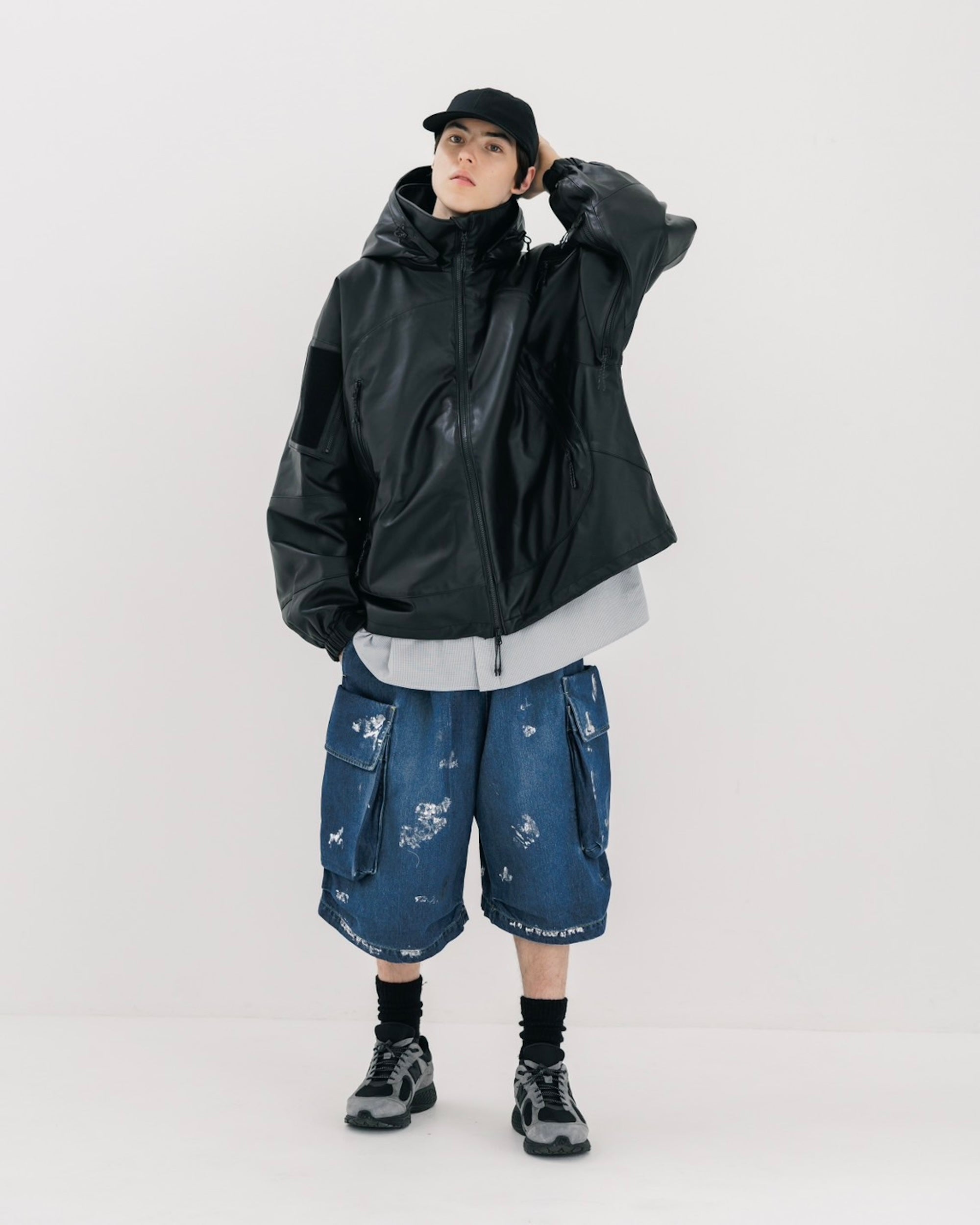 +phenix WINDSTOPPER® by GORE-TEX LABS LEATHER CITY MILITARY JACKET